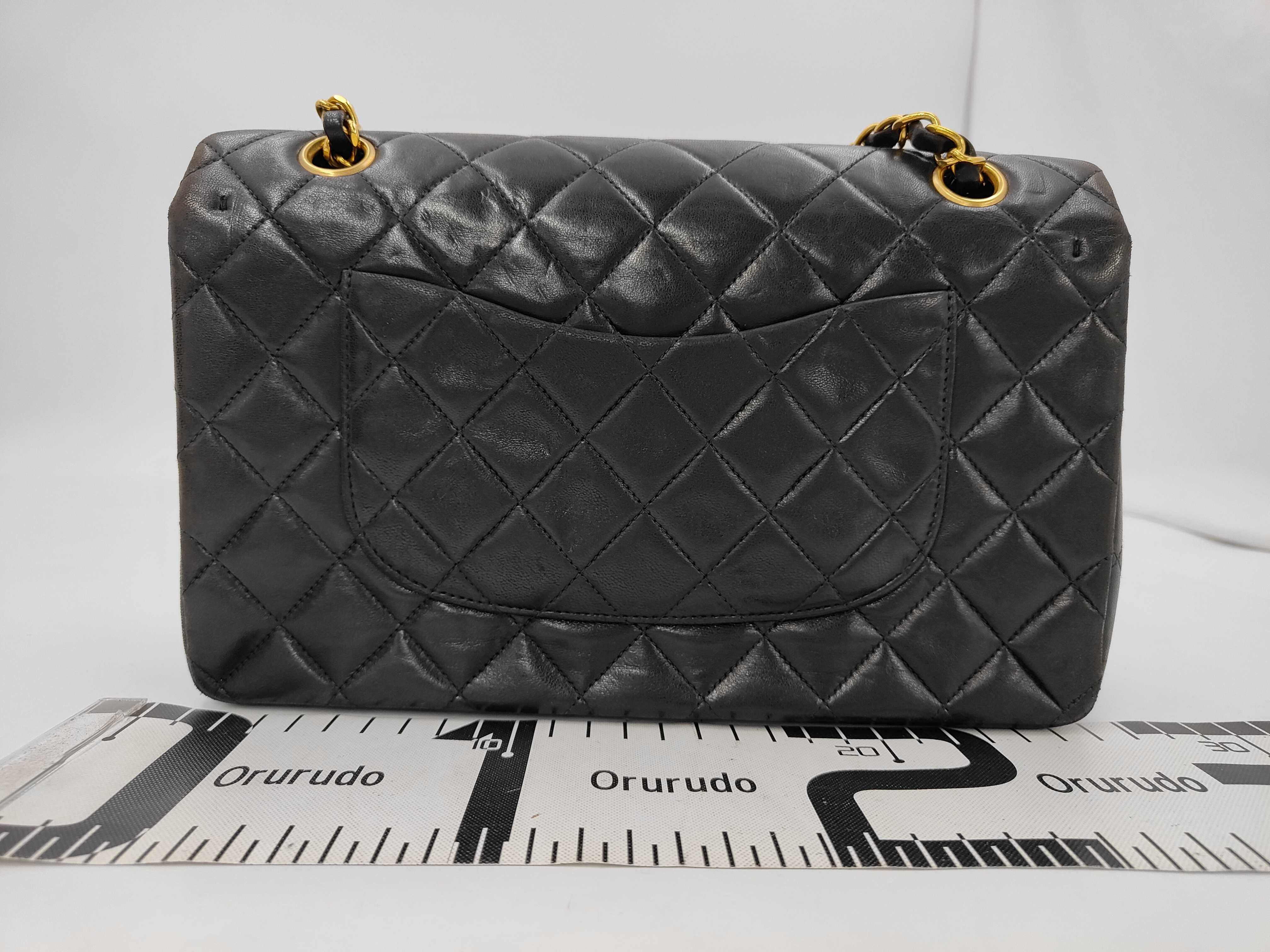 Matelassé 25 Double Flap Lambskin Chain Shoulder Bag (Serial No. 3) — view 2