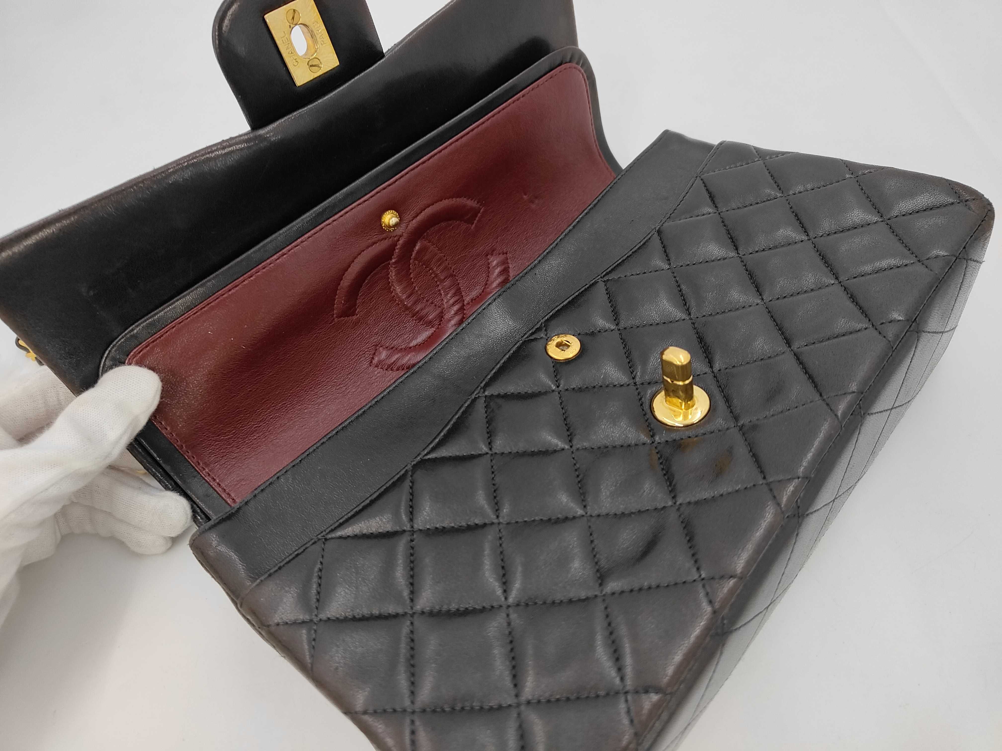 Matelassé 25 Double Flap Lambskin Chain Shoulder Bag (Serial No. 3) — view 7