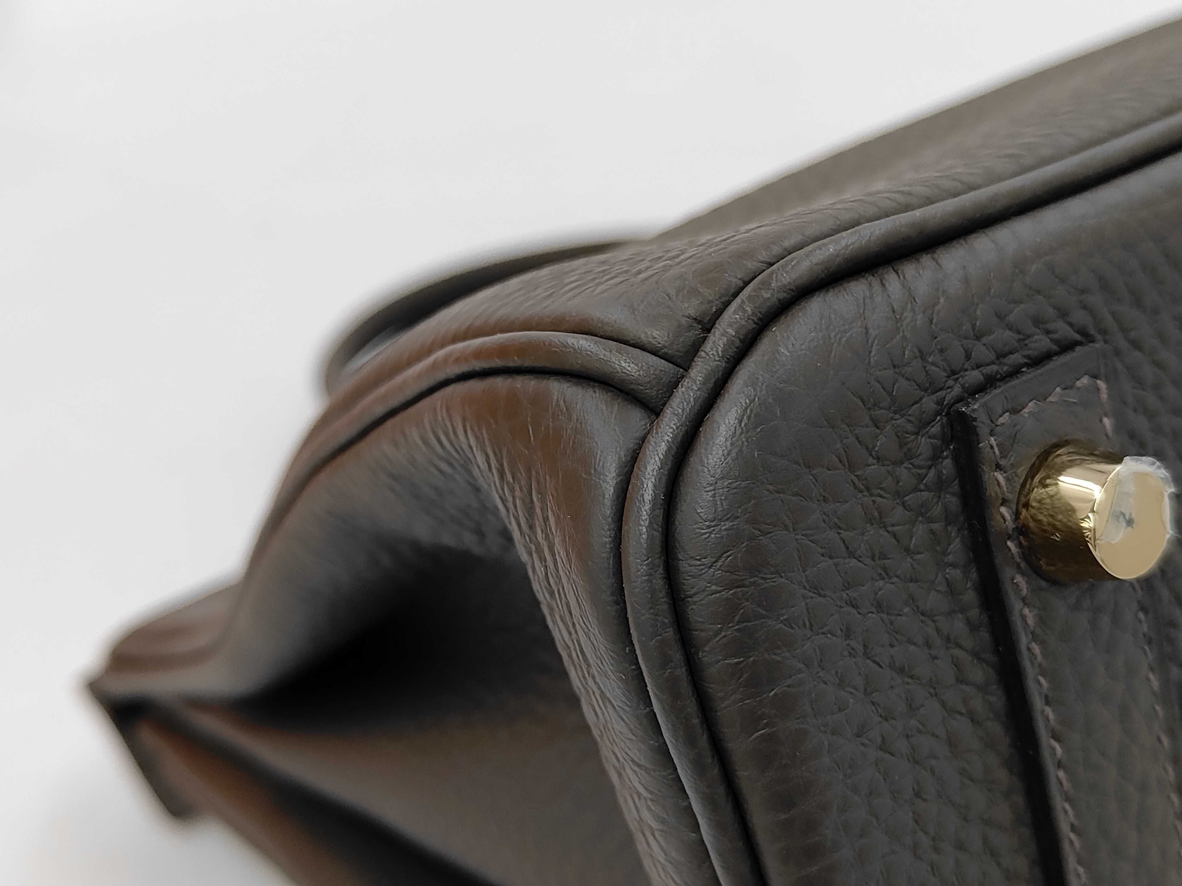 Birkin 30, B stamp, gold hardware, Eucalyptus handbag — view 6