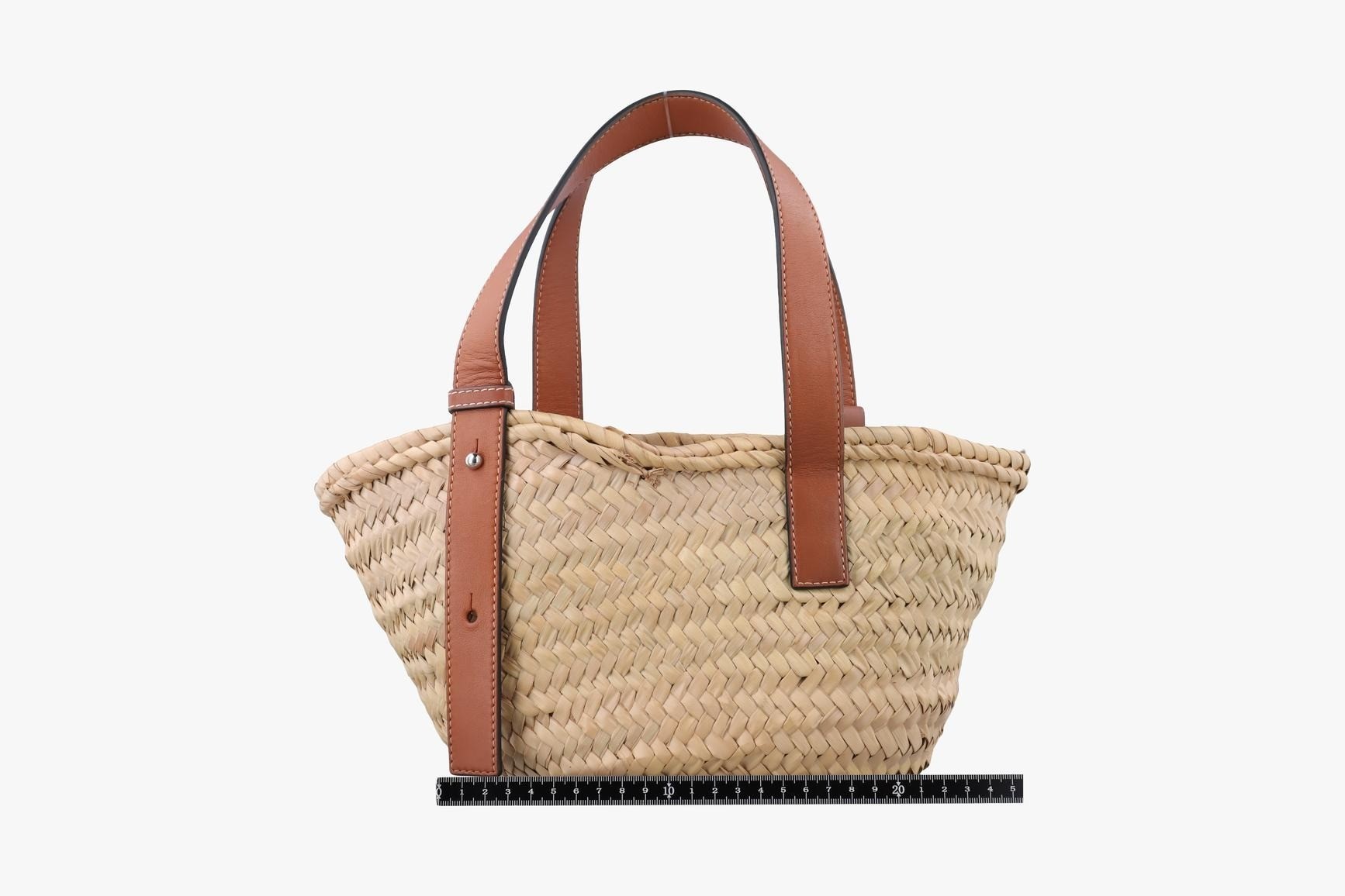 Basket Leather x Raffia Beige x Brown — view 2