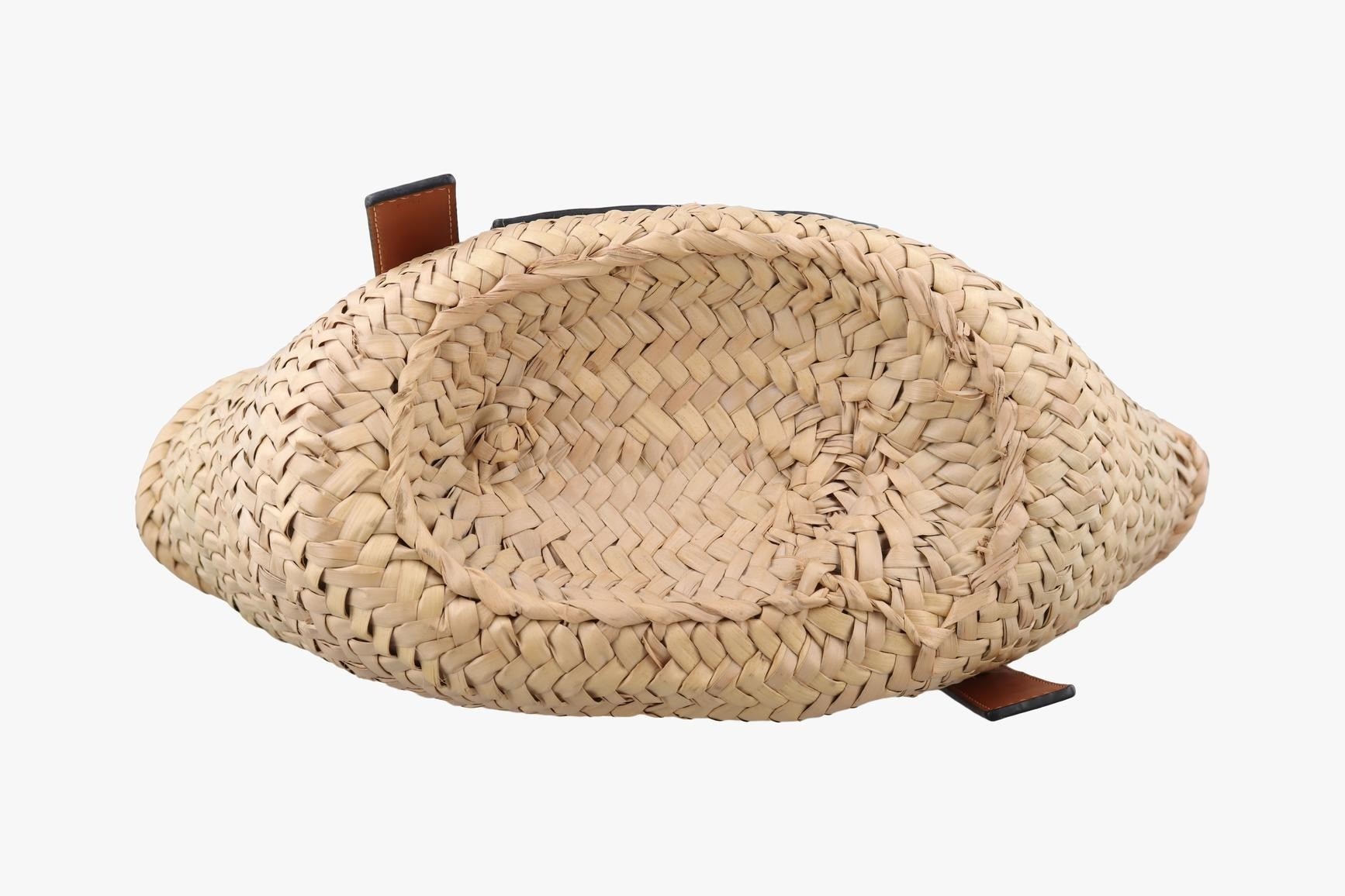 Basket Leather x Raffia Beige x Brown — view 3