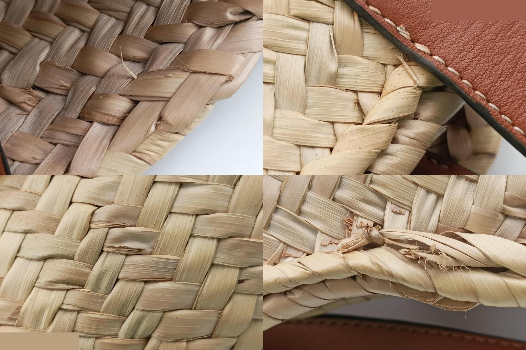 Basket Leather x Raffia Beige x Brown — view 9