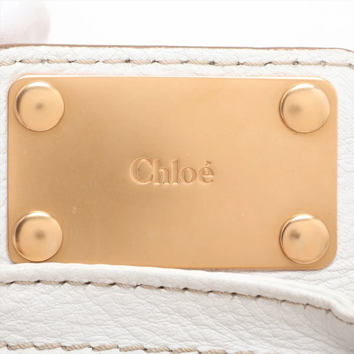Paddington Leather Handbag, White — view 12