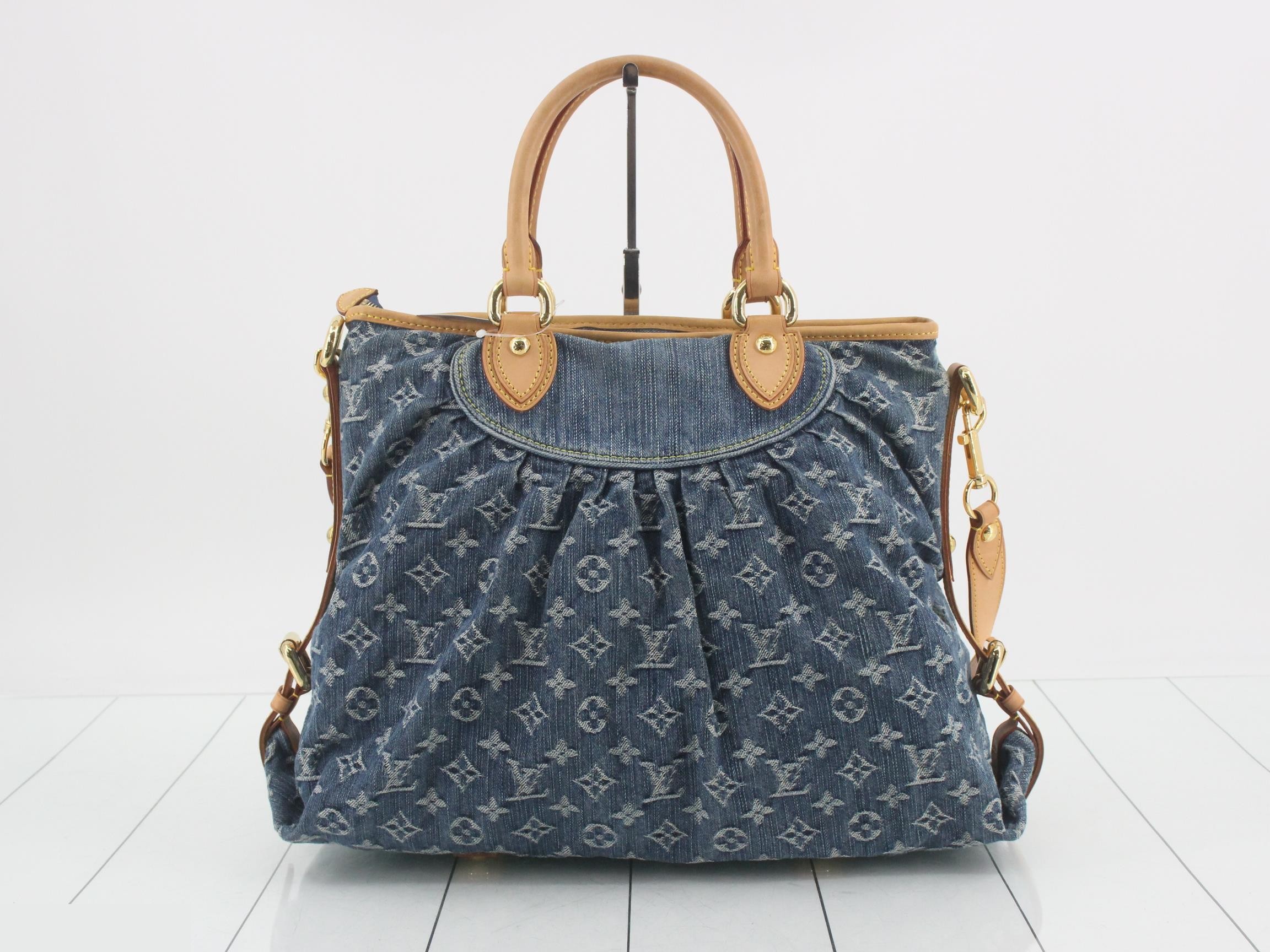 Monogram Denim Neo Cavie Shoulder Strap — view 2
