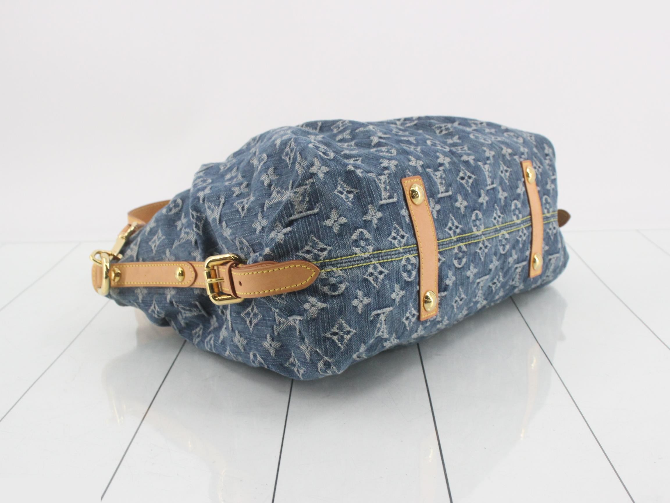 Monogram Denim Neo Cavie Shoulder Strap — view 5