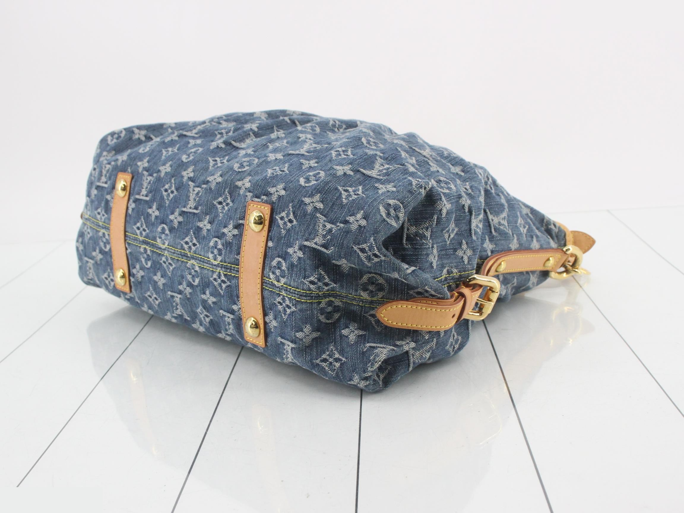 Monogram Denim Neo Cavie Shoulder Strap — view 6