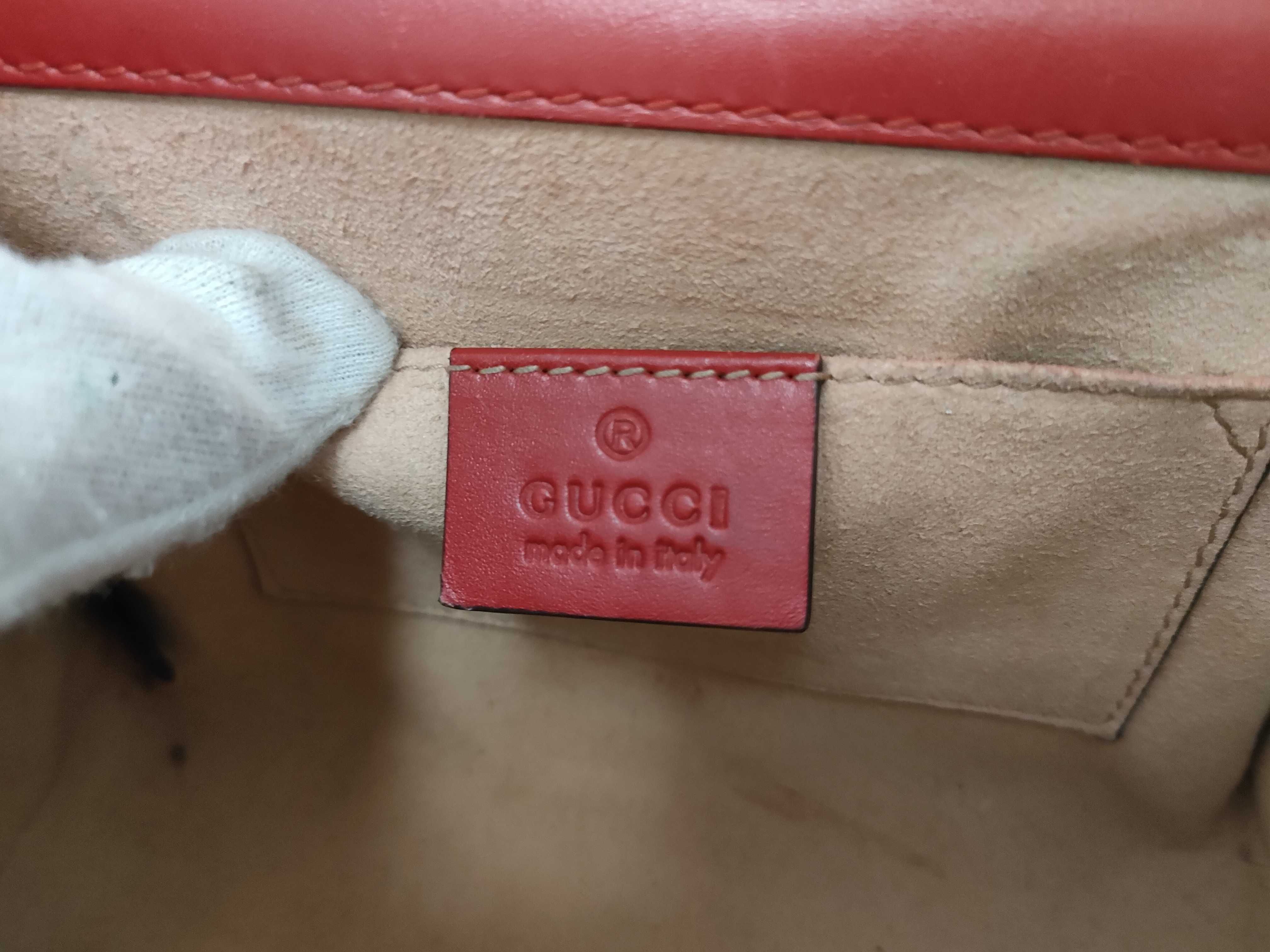 Guccissima Gucci Padlock Chain Shoulder Bag — view 13