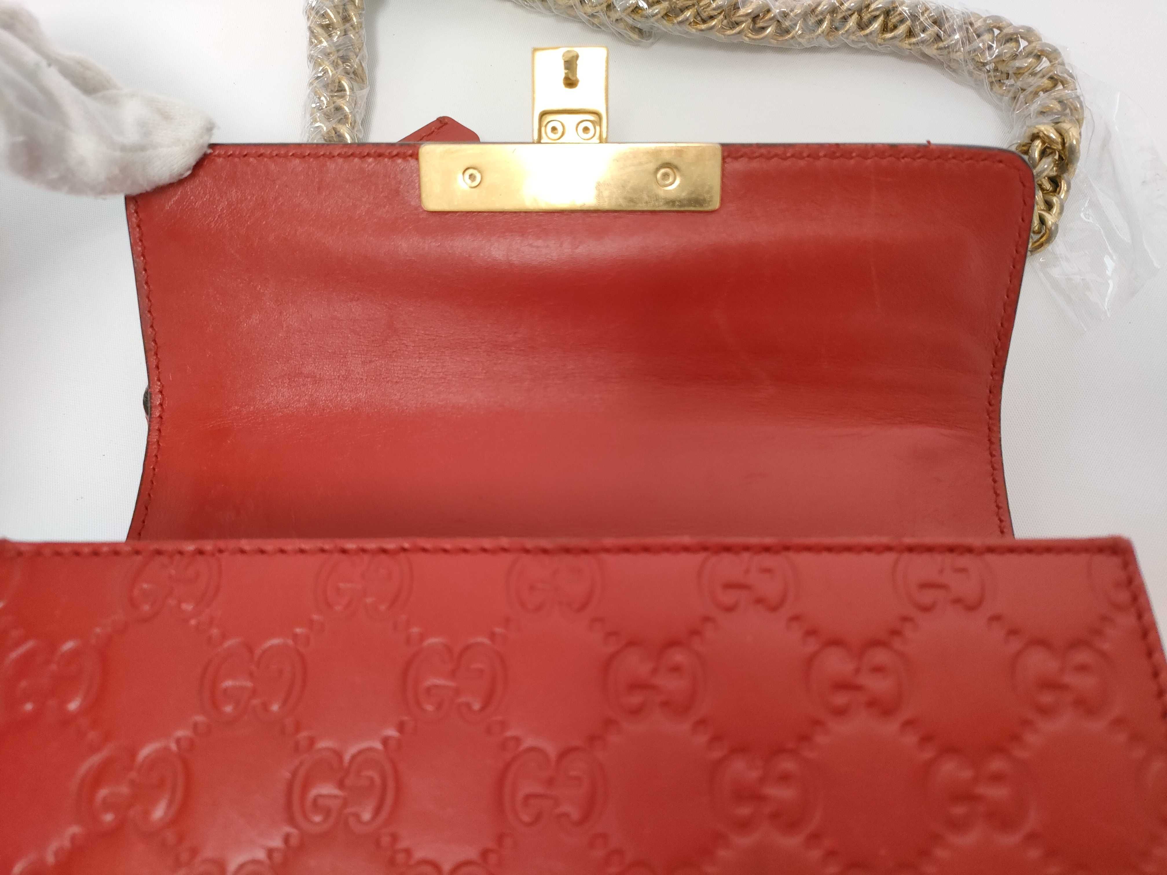 Guccissima Gucci Padlock Chain Shoulder Bag — view 9