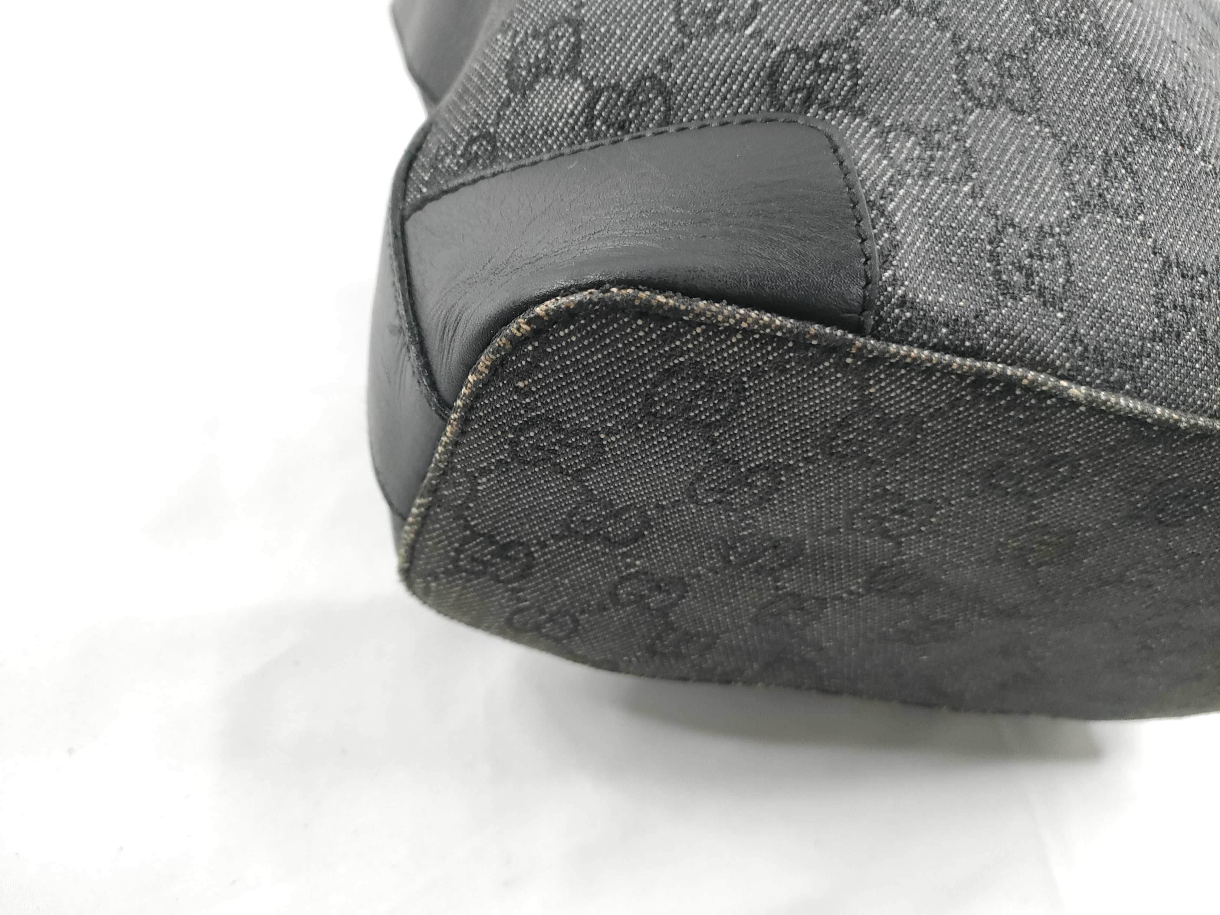 Shoulder Bag, One-Shoulder Bag, GG Half Moon Canvas, Black Shoulder Bag — view 3