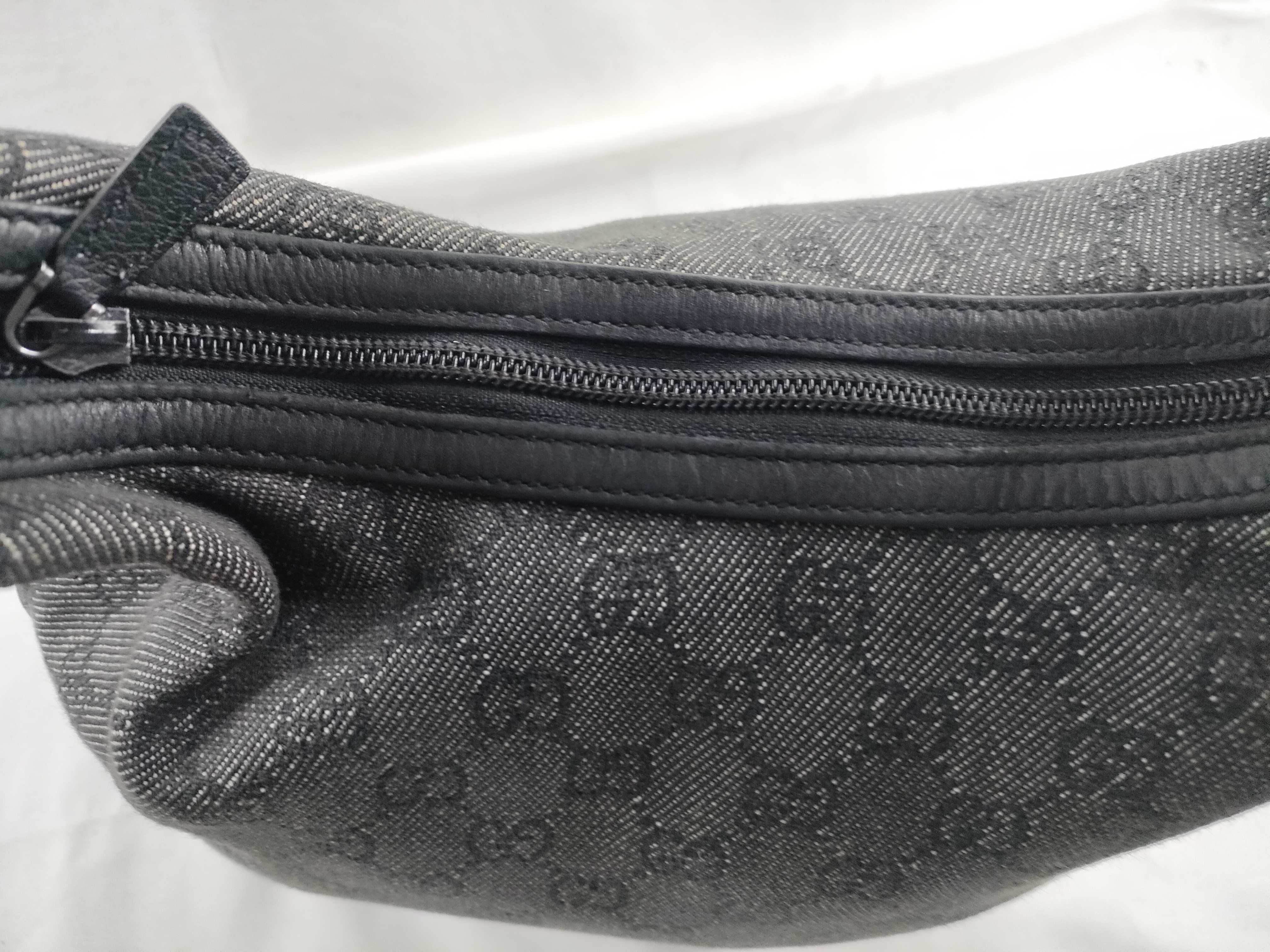 Shoulder Bag, One-Shoulder Bag, GG Half Moon Canvas, Black Shoulder Bag — view 9
