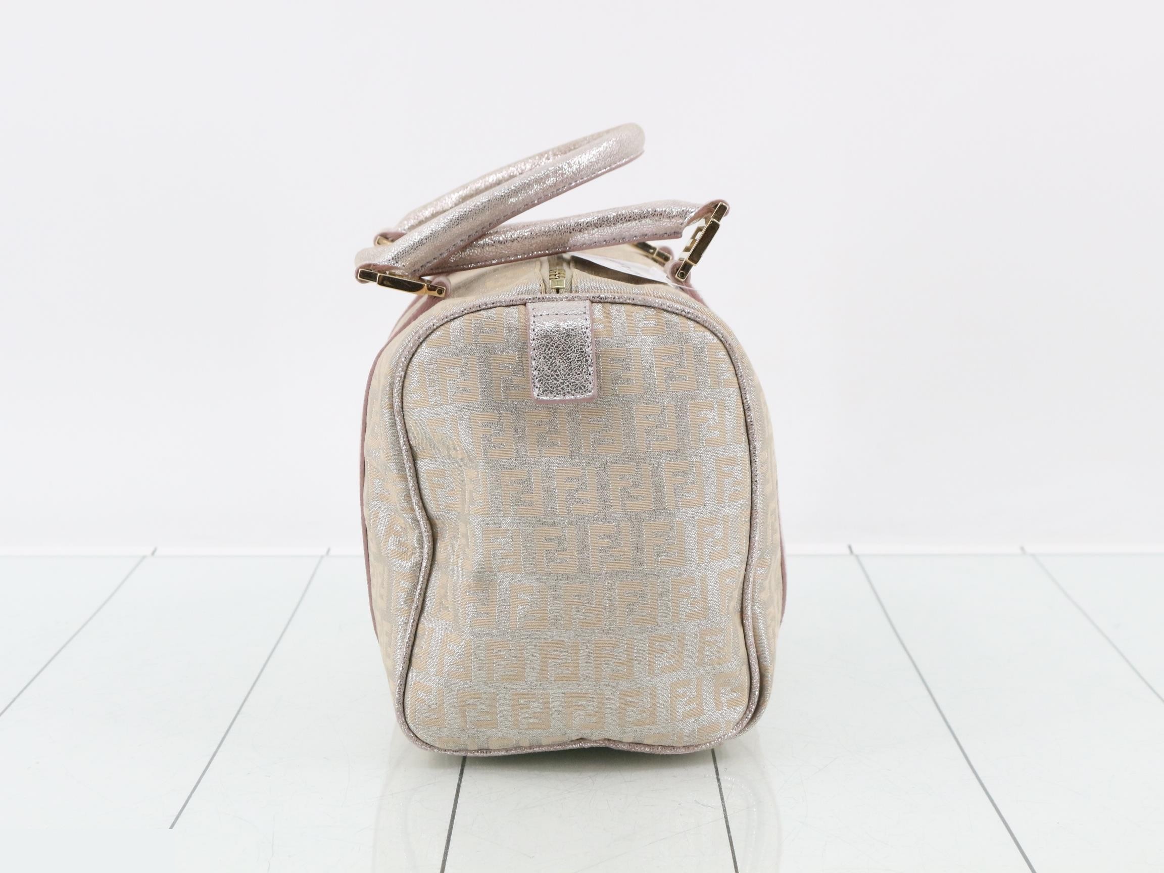 Zucchino (bag) - Handbag, Silver, Pink — view 3