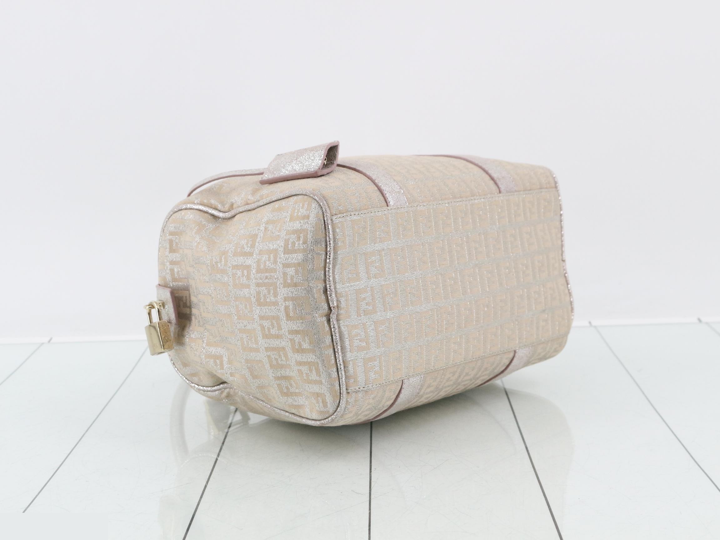 Zucchino (bag) - Handbag, Silver, Pink — view 5