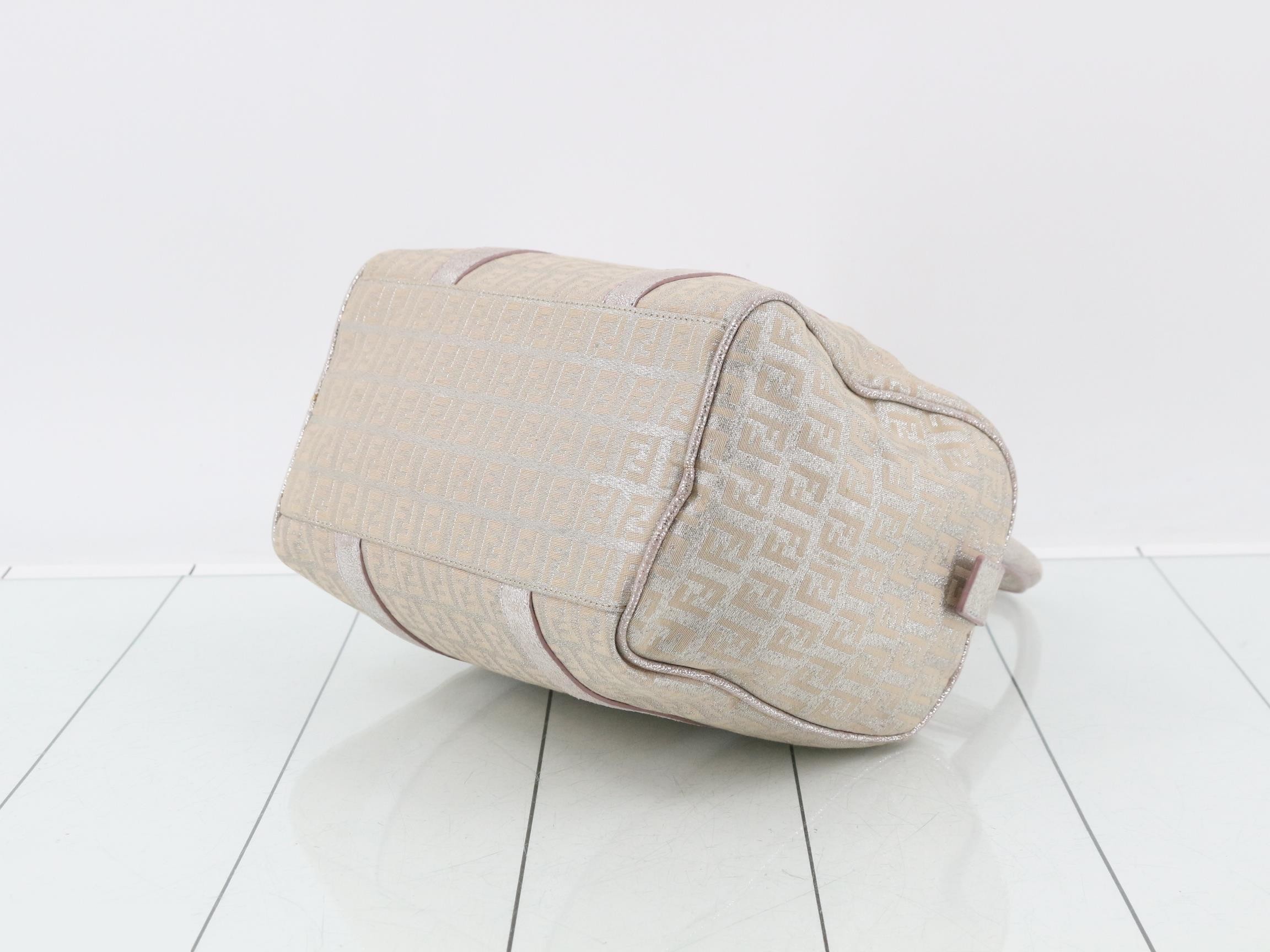 Zucchino (bag) - Handbag, Silver, Pink — view 6