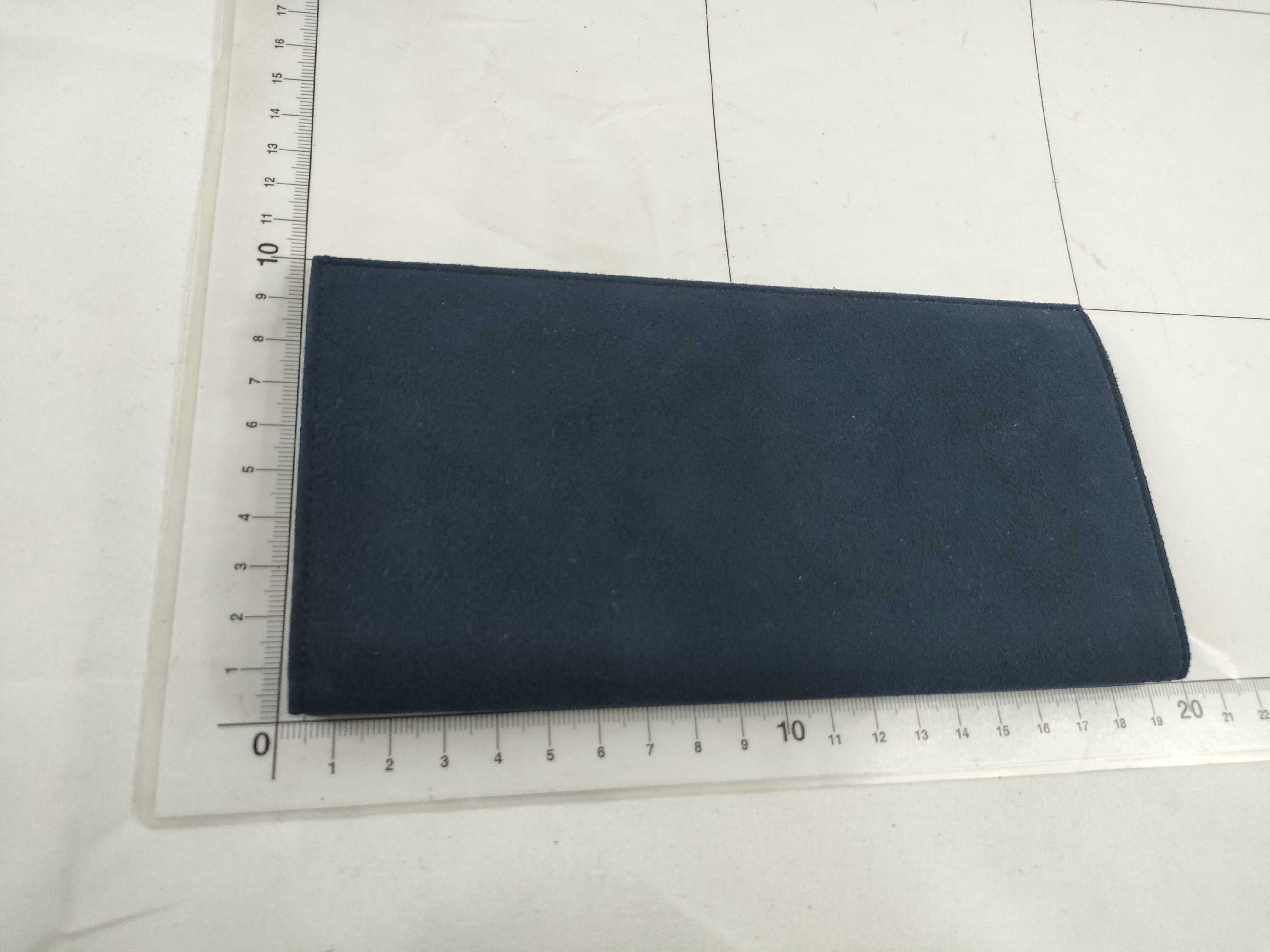 Suede Leather Long Wallet — view 2