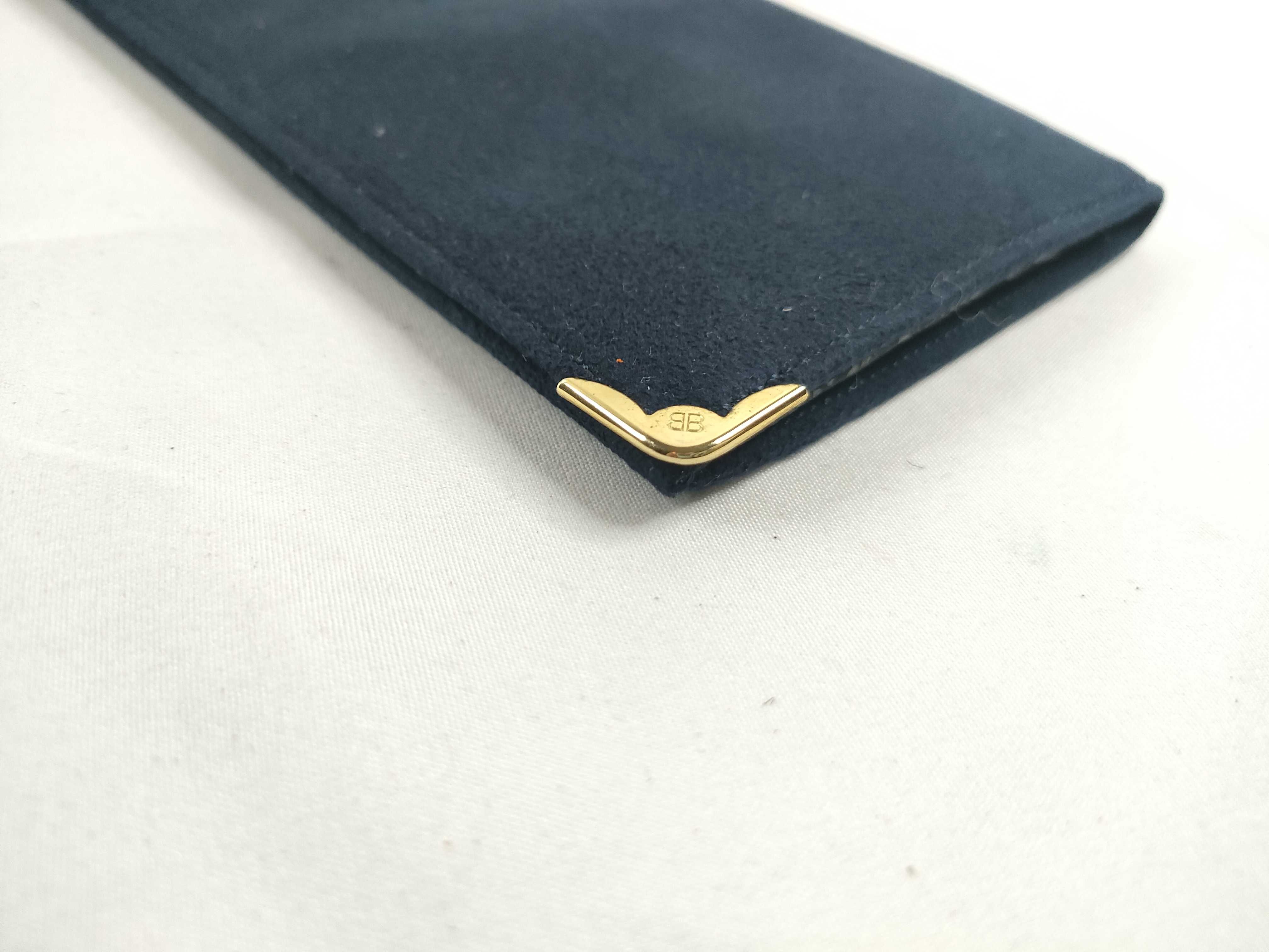 Suede Leather Long Wallet — view 4