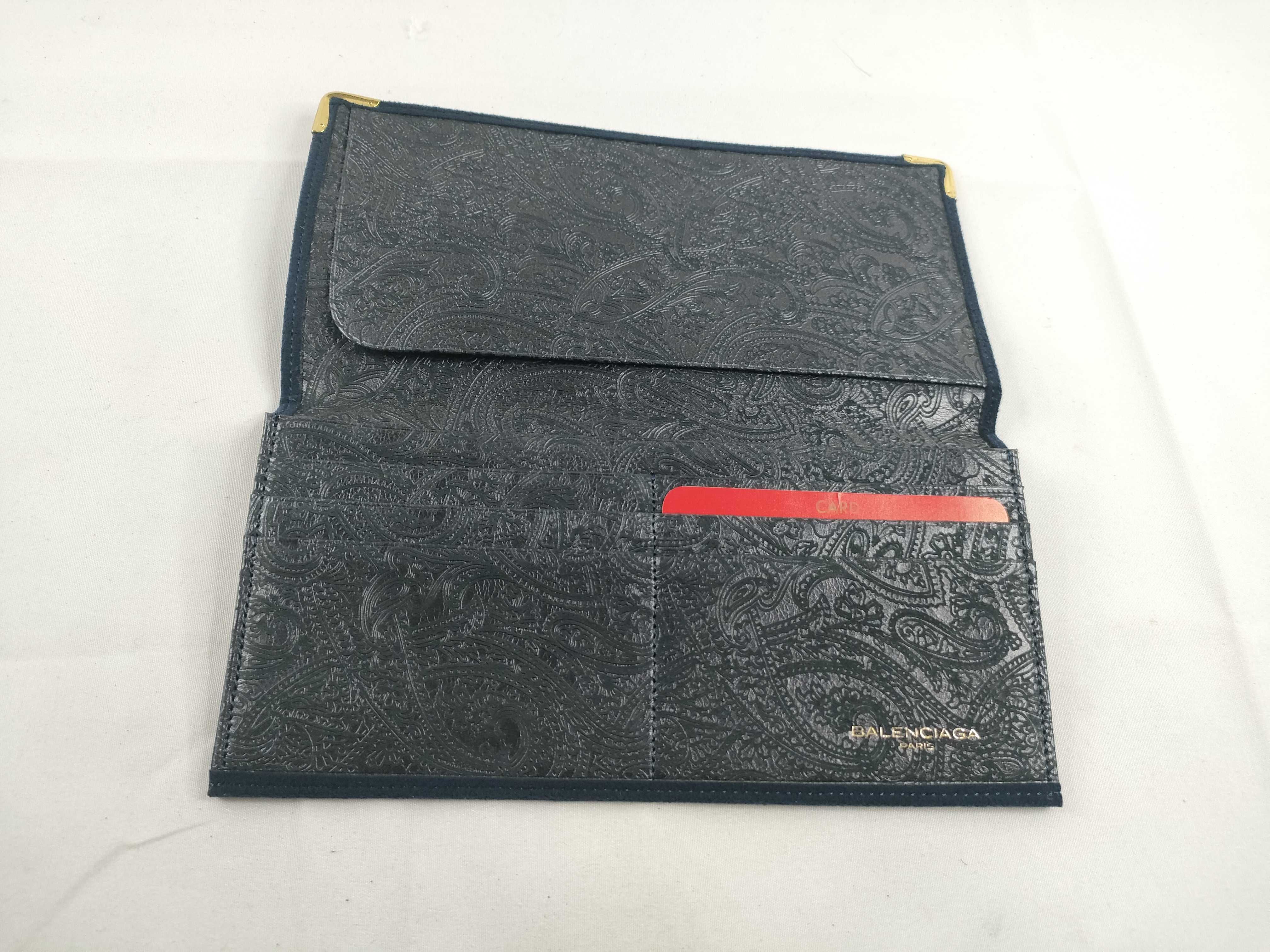 Suede Leather Long Wallet — view 8