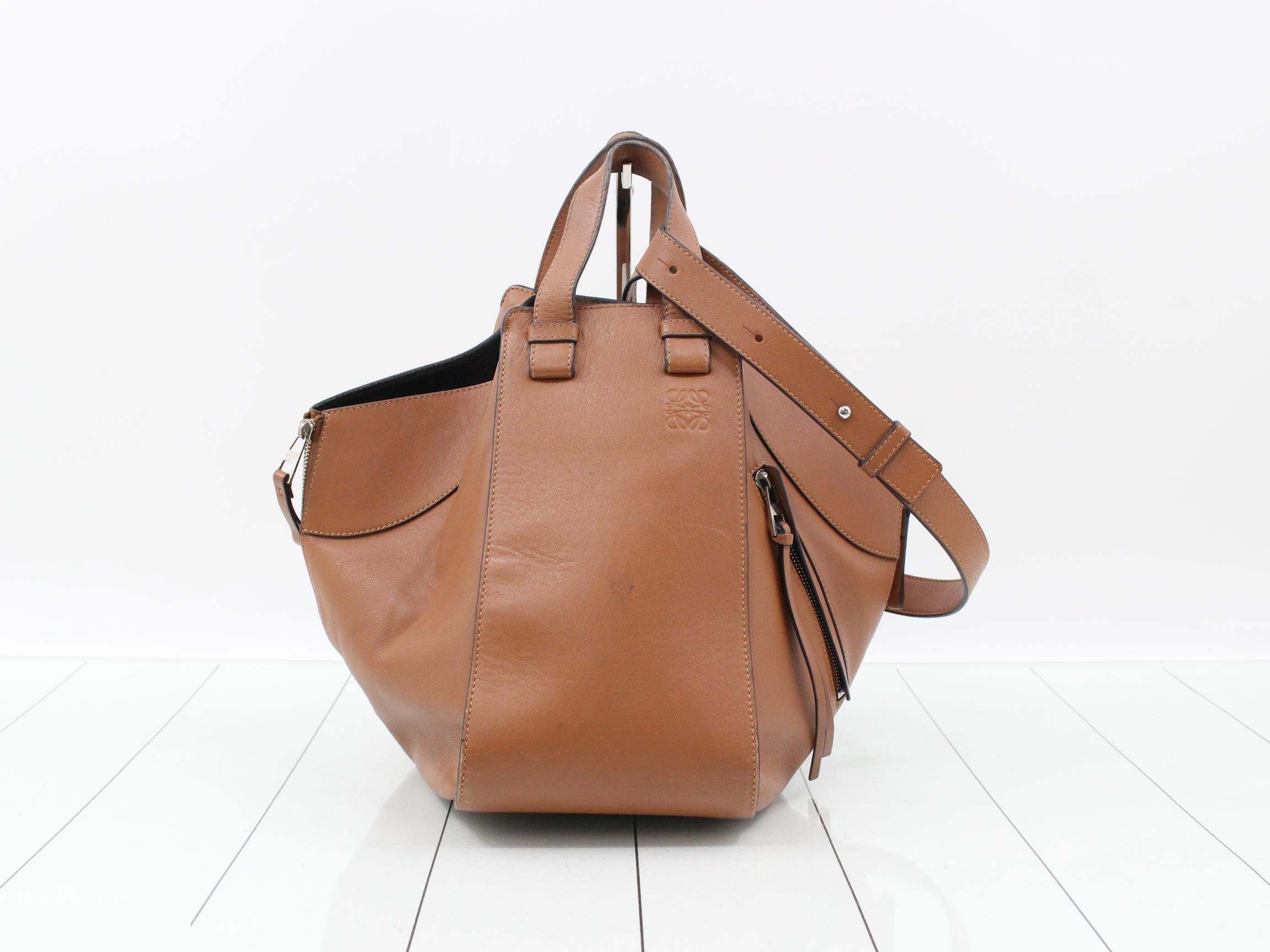 Hammock Leather 6-Way Bag, Brown