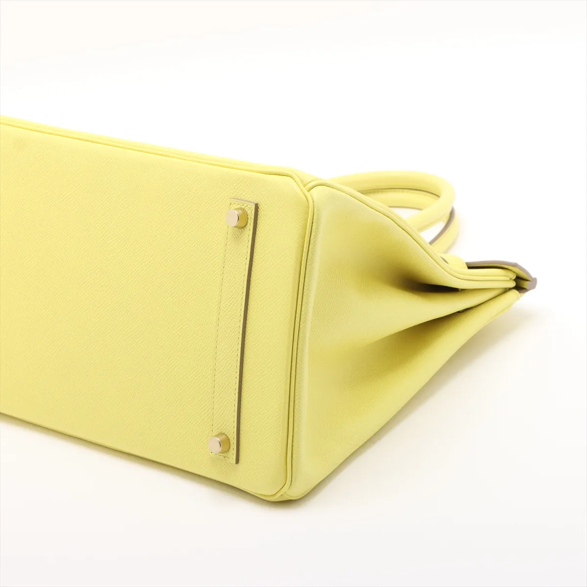 [Individually wrapped] Hermes Birkin 35 Letourne Vaux Epson Lime Pink Gold Hardware Q:2013 — view 3