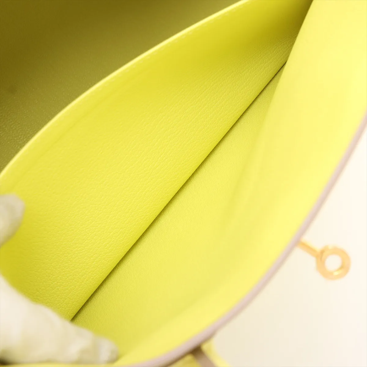[Individually wrapped] Hermes Birkin 35 Letourne Vaux Epson Lime Pink Gold Hardware Q:2013 — view 8