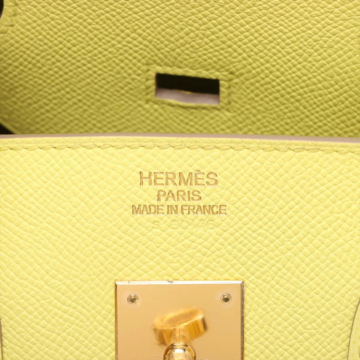 [Individually wrapped] Hermes Birkin 35 Letourne Vaux Epson Lime Pink Gold Hardware Q:2013 — view 10