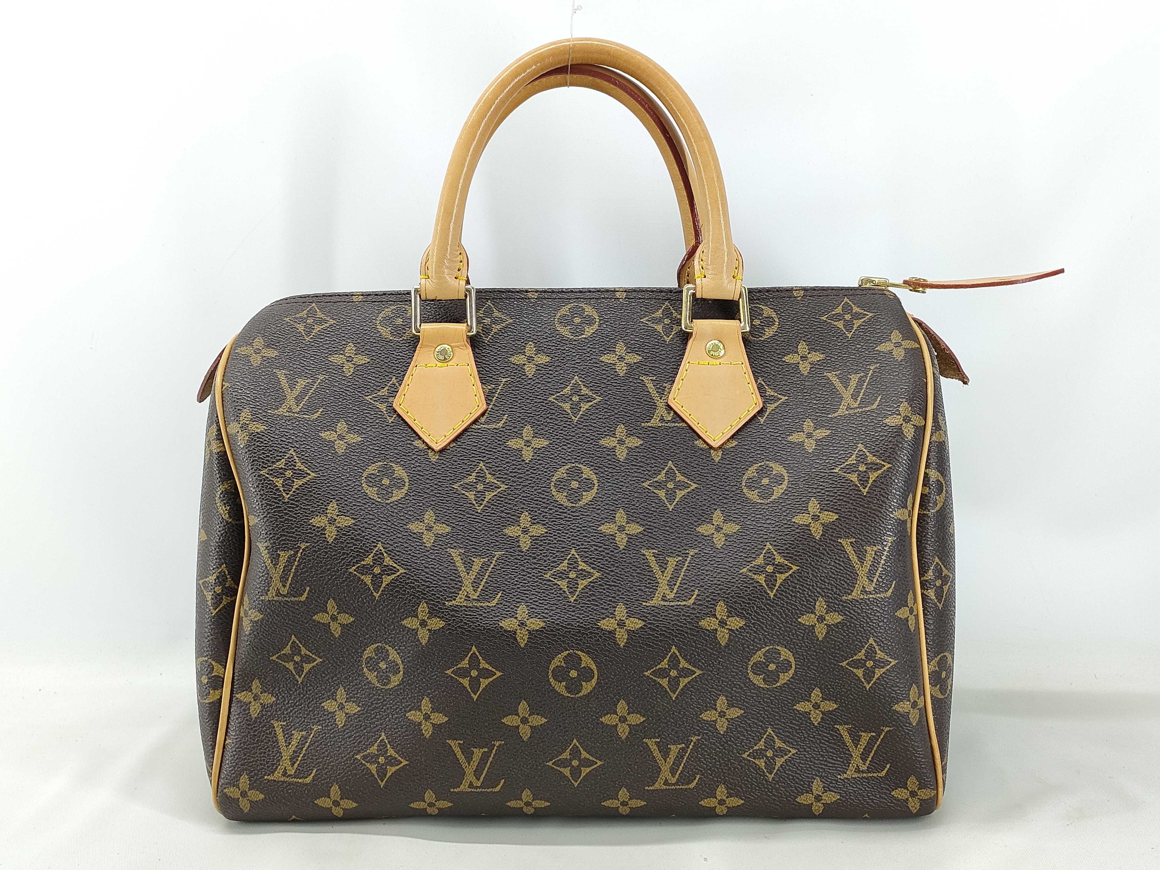 Monogram Louis Vuitton Monogram Speedy 30 Boston Bag