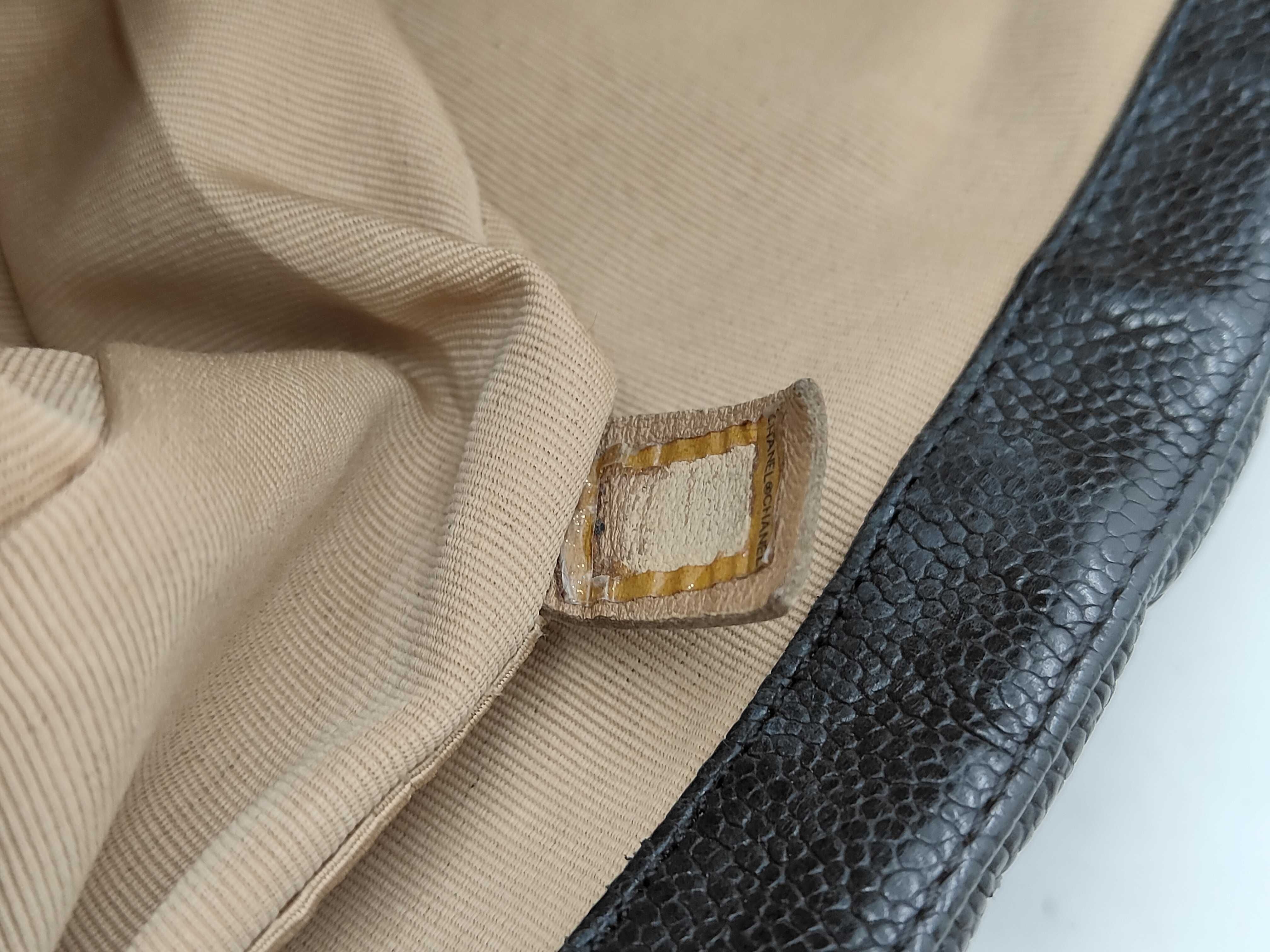 Caviar Skin Chain Shoulder Bag — view 10