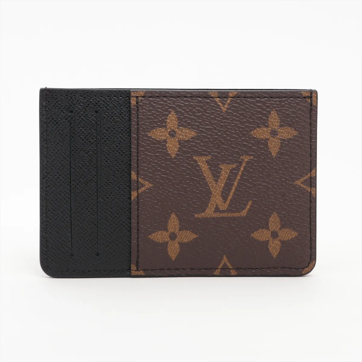 Monogram Macassar Neo Portecarte M60166 Brown Pass Case (RFID detected) — view 2