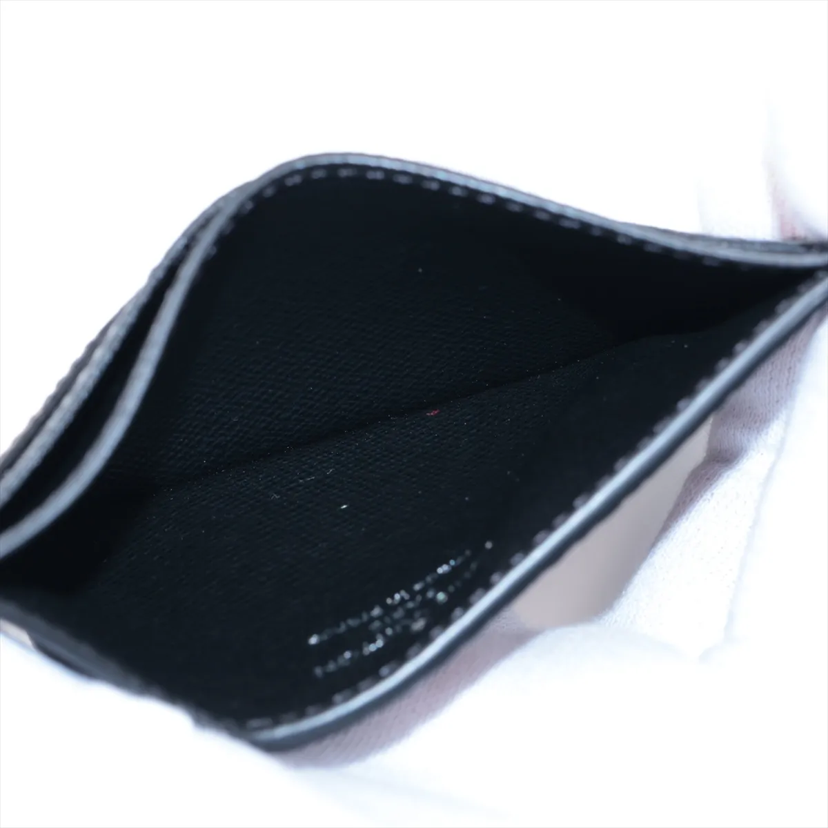 Monogram Macassar Neo Portecarte M60166 Brown Pass Case (RFID detected) — view 5