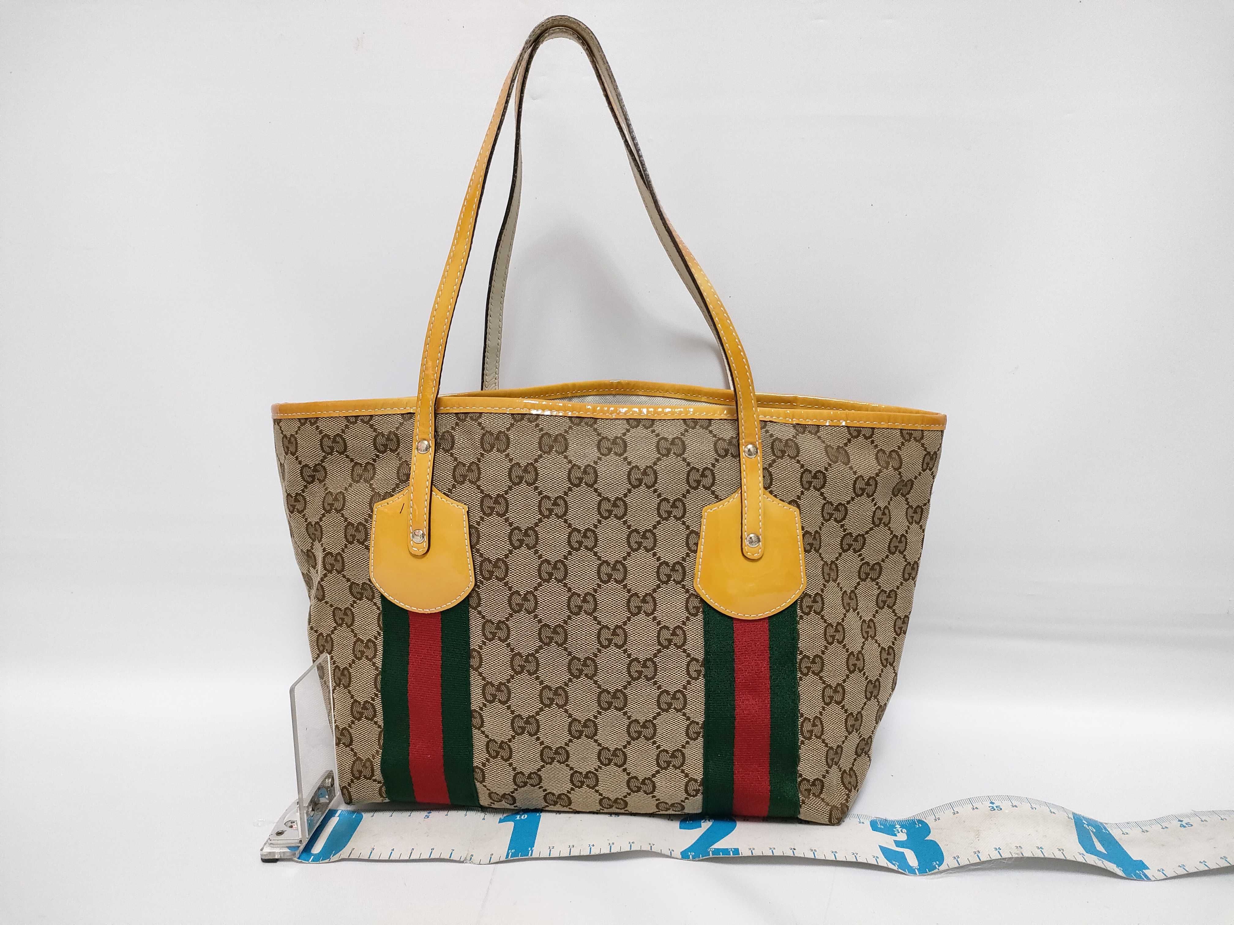 GG Canvas Jacquard Three-Color Tote Bag — view 2