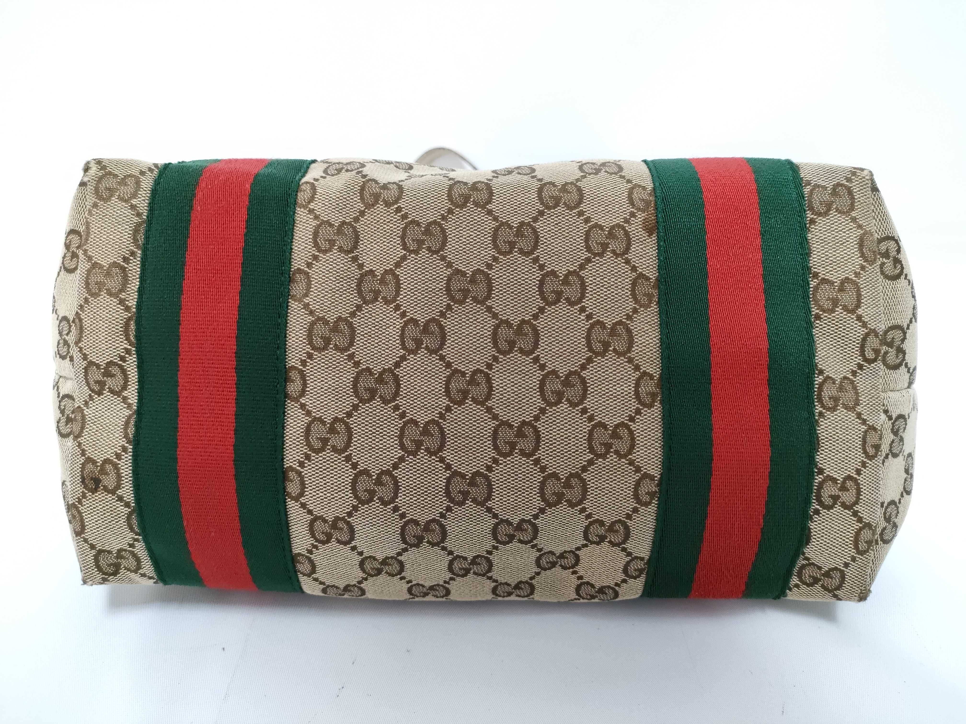GG Canvas Jacquard Three-Color Tote Bag — view 5