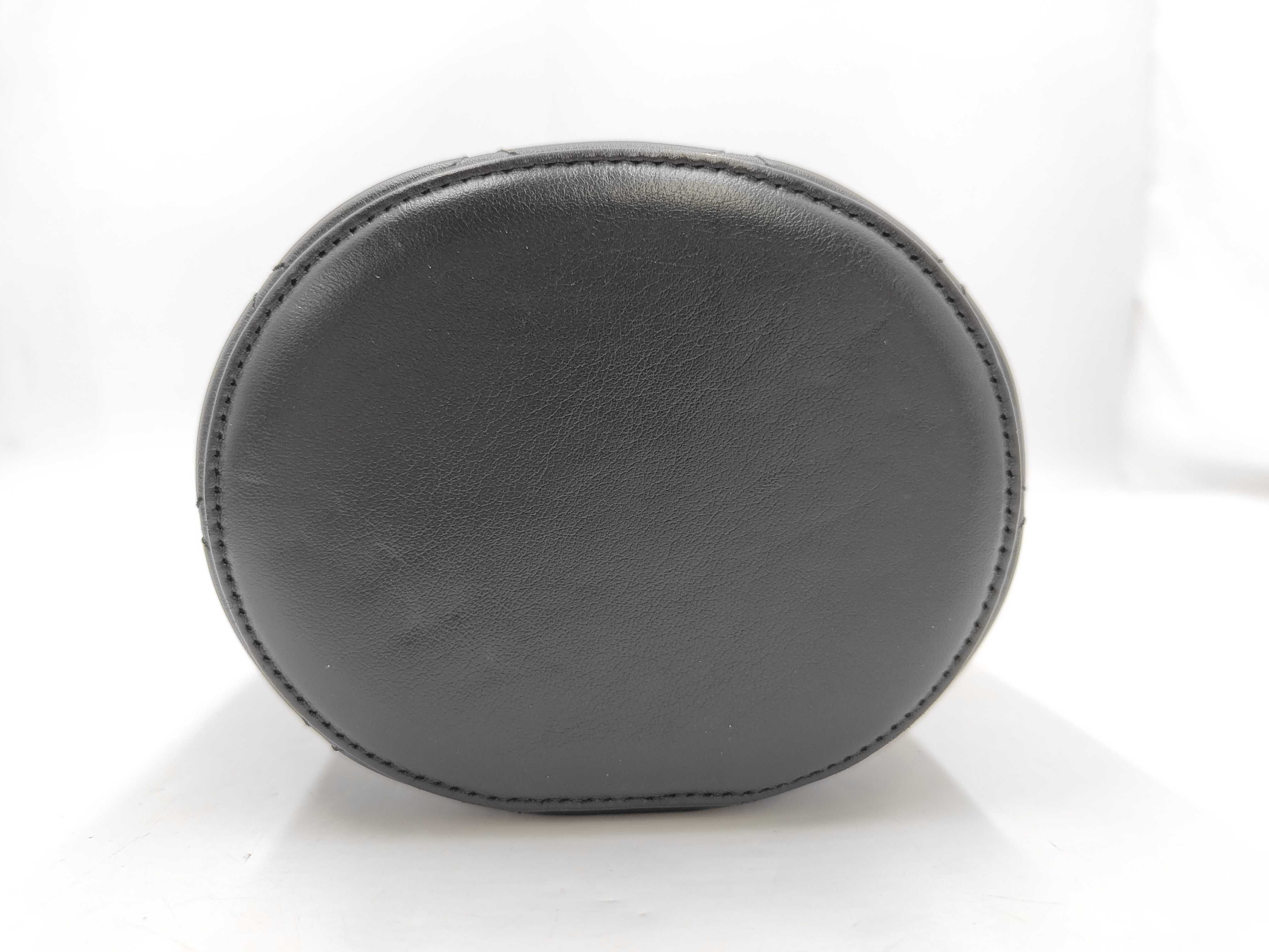 Black Quilted Lambskin Makeup Pouch Shoulder Bag — view 7