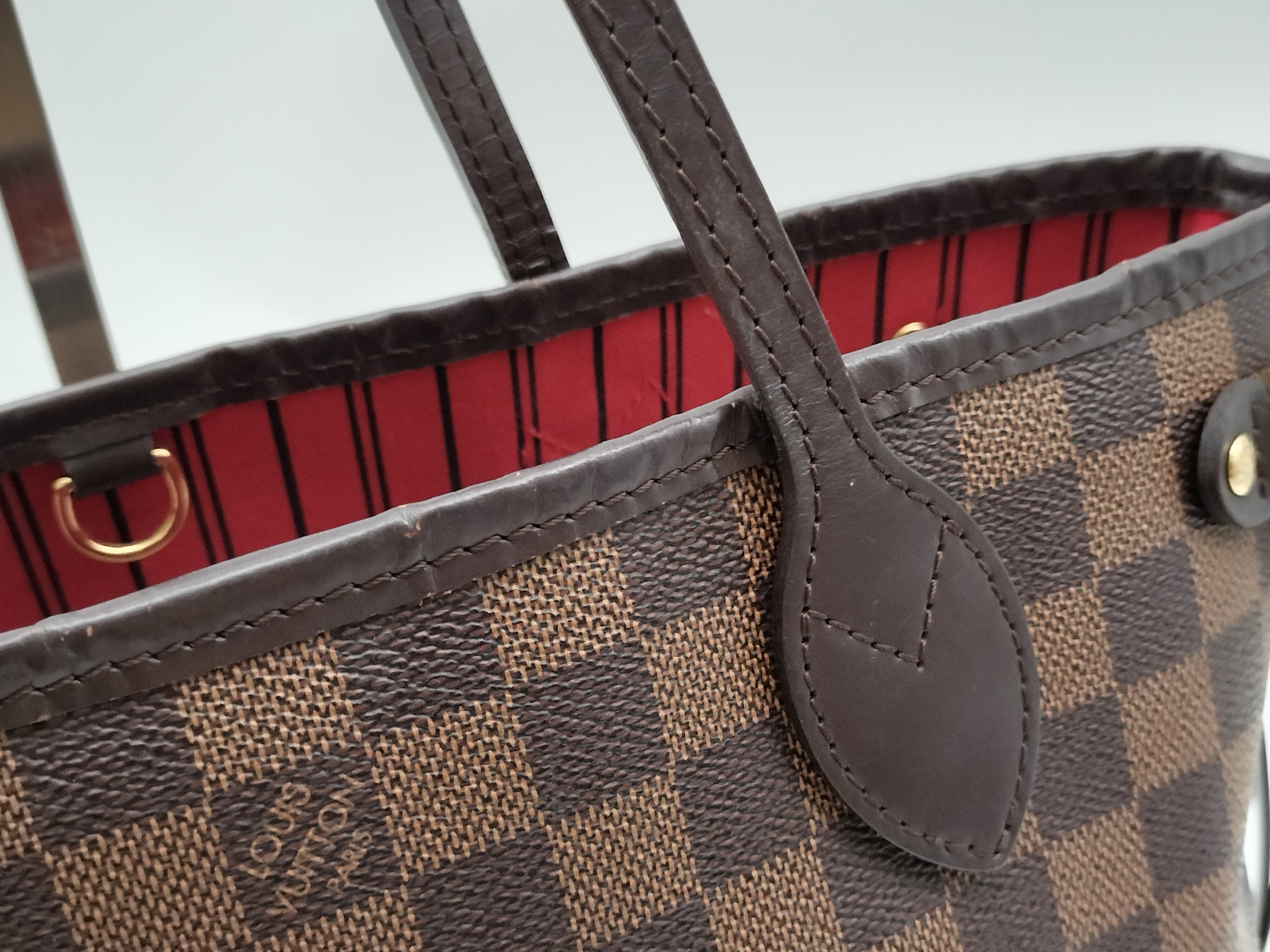 Damier Neverfull PM N41359 Tote Bag with Pouch — view 13