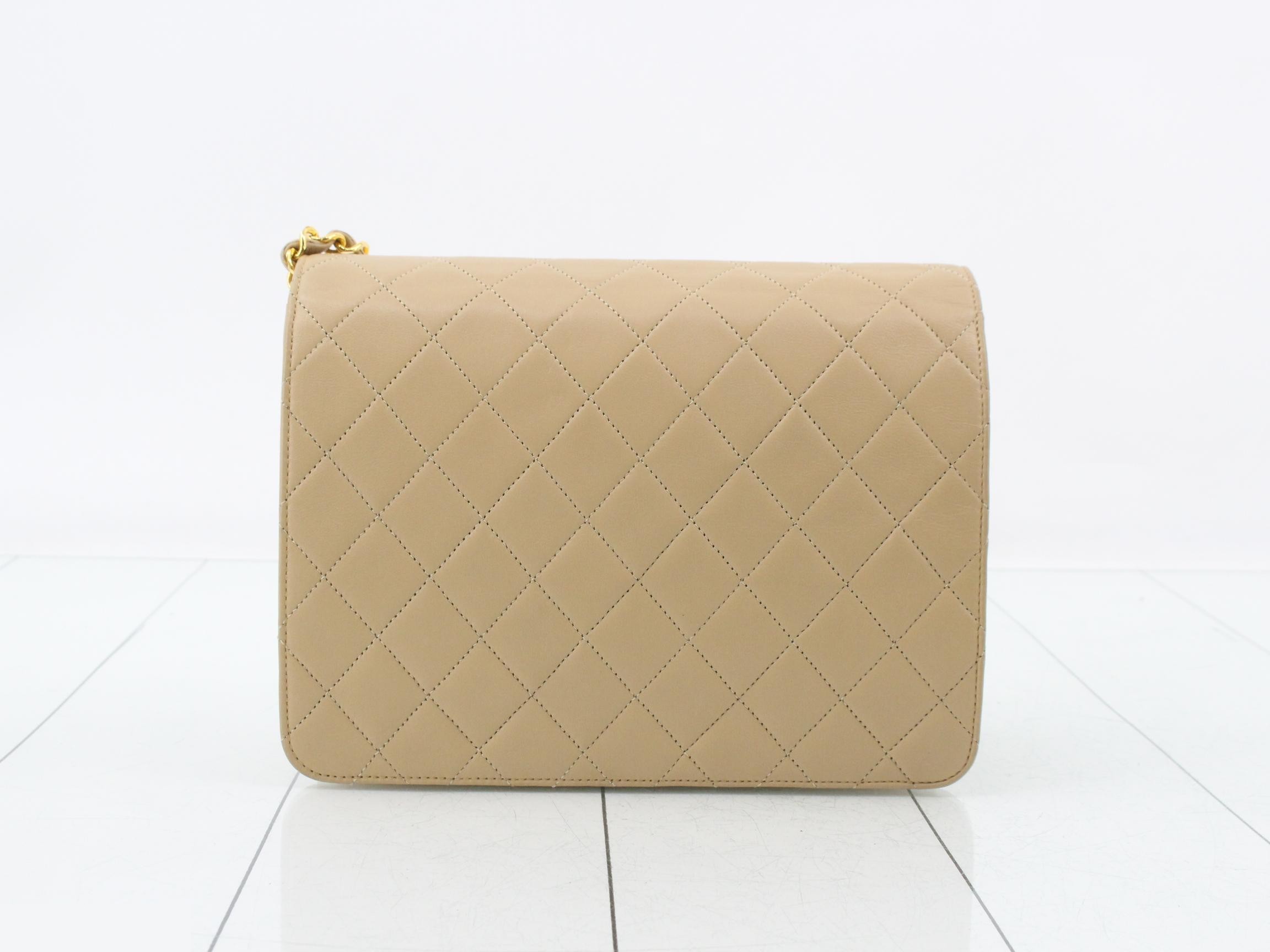 Matelassé Leather Chain Shoulder Bag — view 2