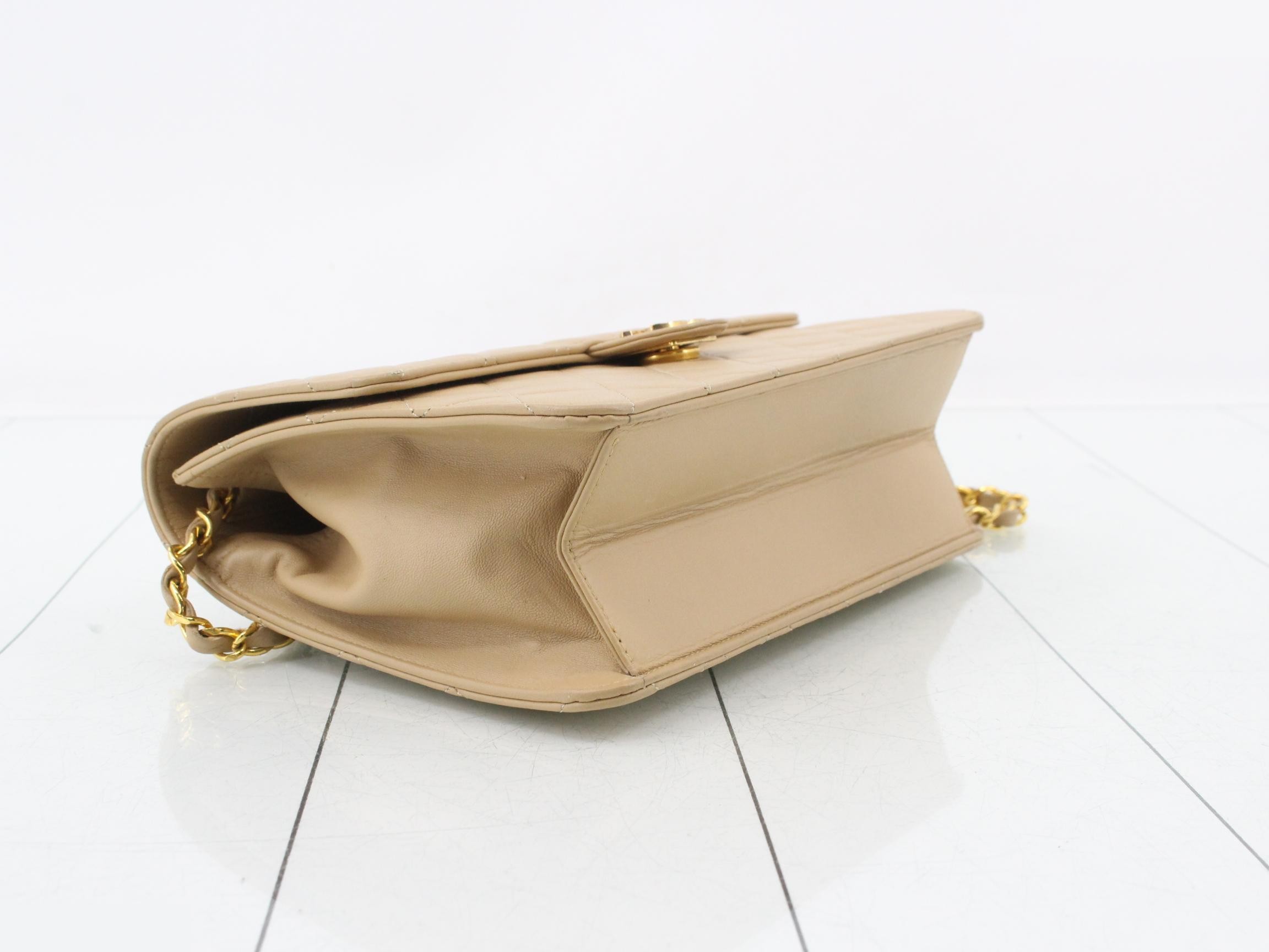 Matelassé Leather Chain Shoulder Bag — view 5