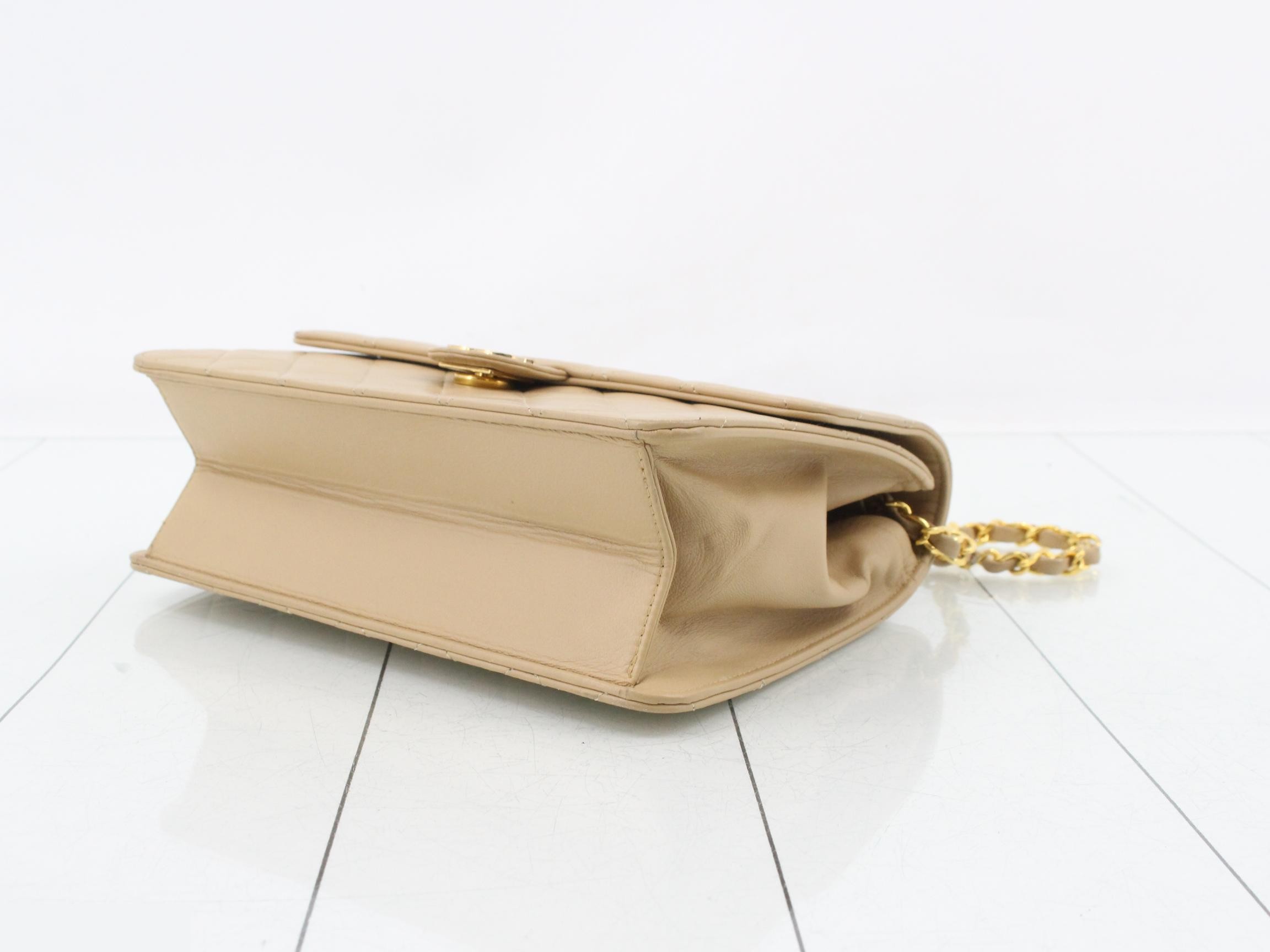 Matelassé Leather Chain Shoulder Bag — view 6
