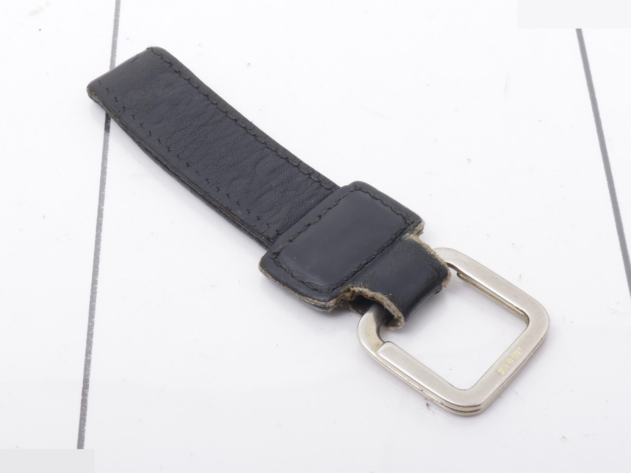 Leather strap keychain — view 2