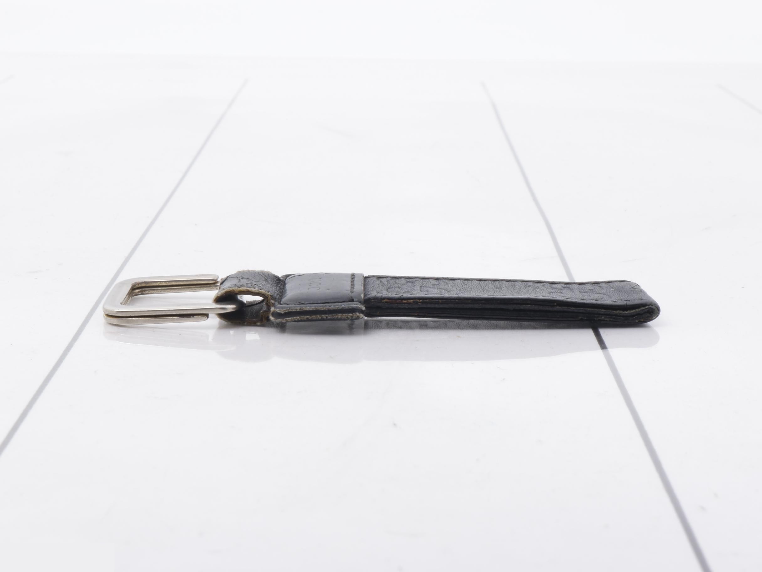 Leather strap keychain — view 3