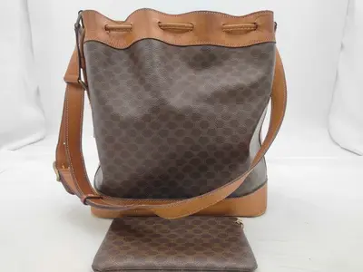 Shoulder Bag with Drawstring