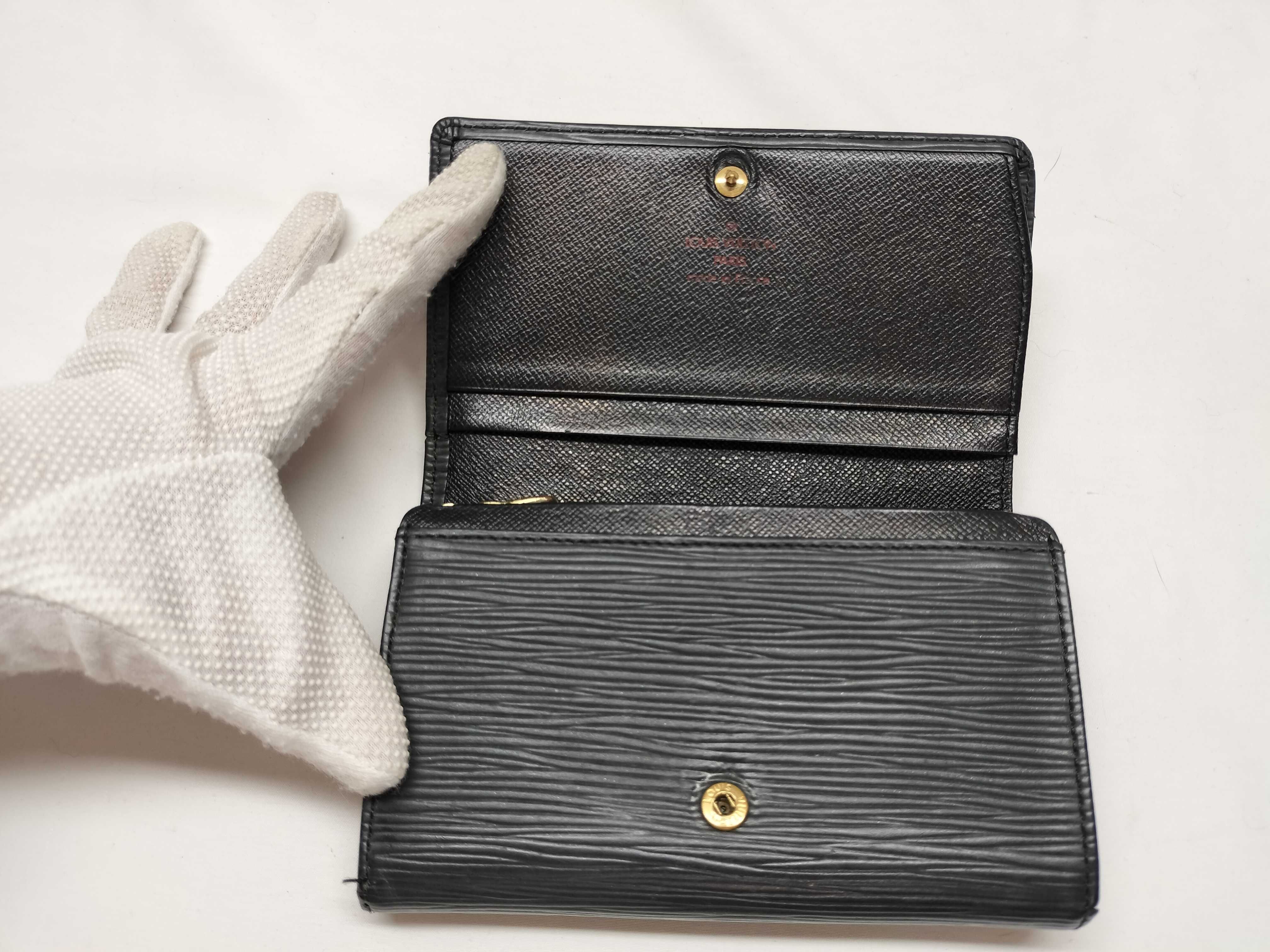 Epi Tri-fold Wallet, Black — view 8
