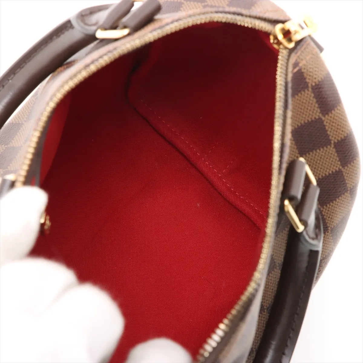 Damier Speedy Bandoulière 25 N40575 Brown (RFID detected) — view 8