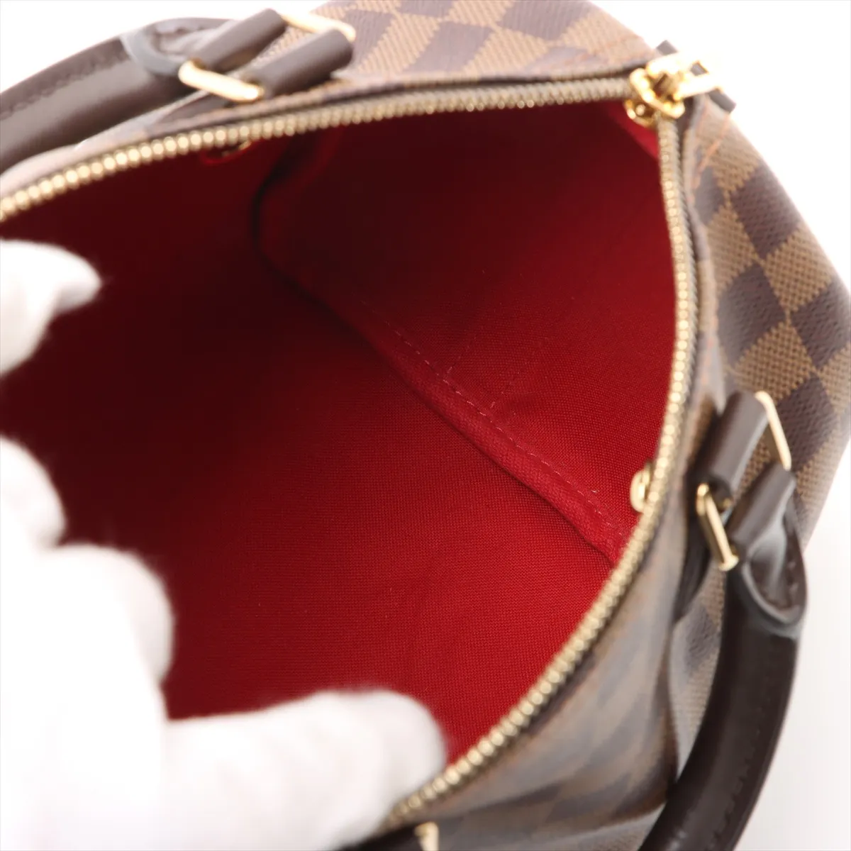 Damier Speedy Bandoulière 25 N40575 Brown (RFID detected) — view 9