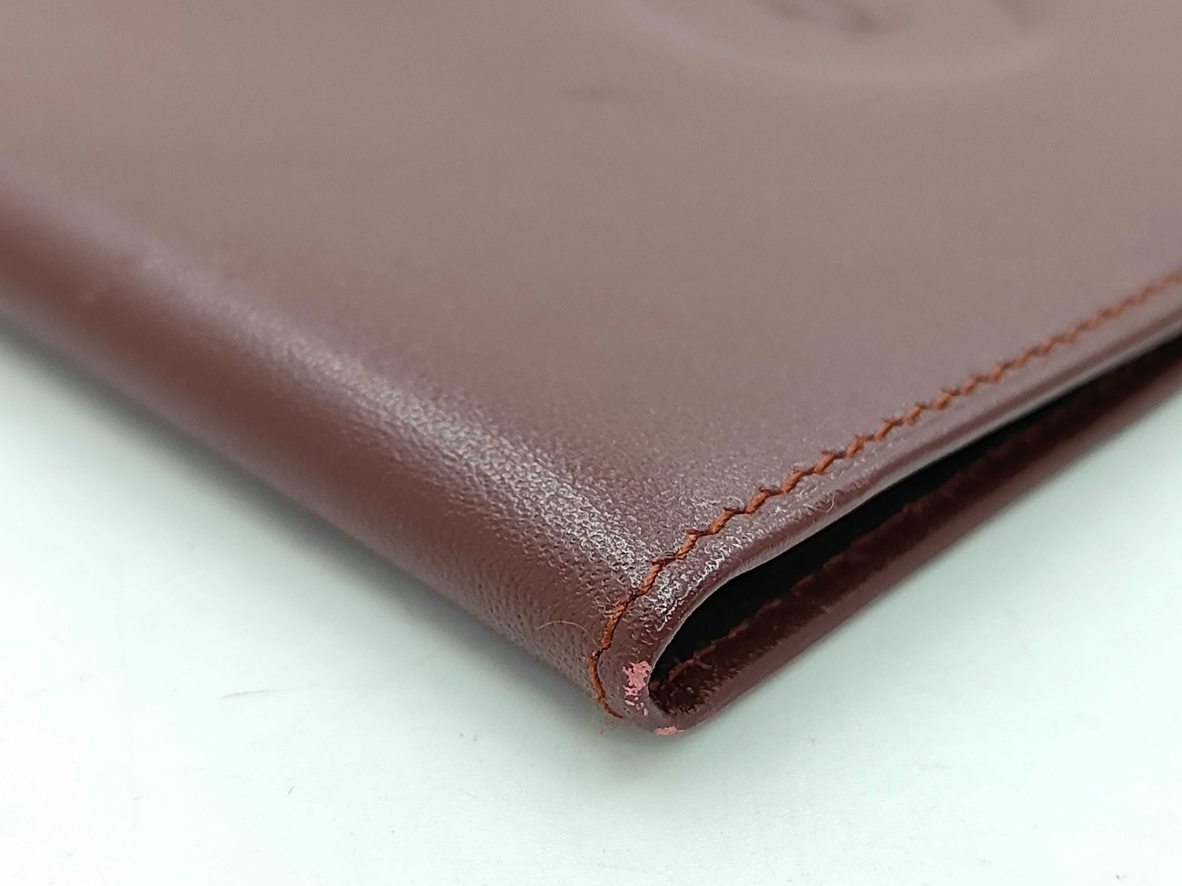 Must Colisée Cartier Must Bi-fold Wallet Leather Bordeaux Billfold — view 3