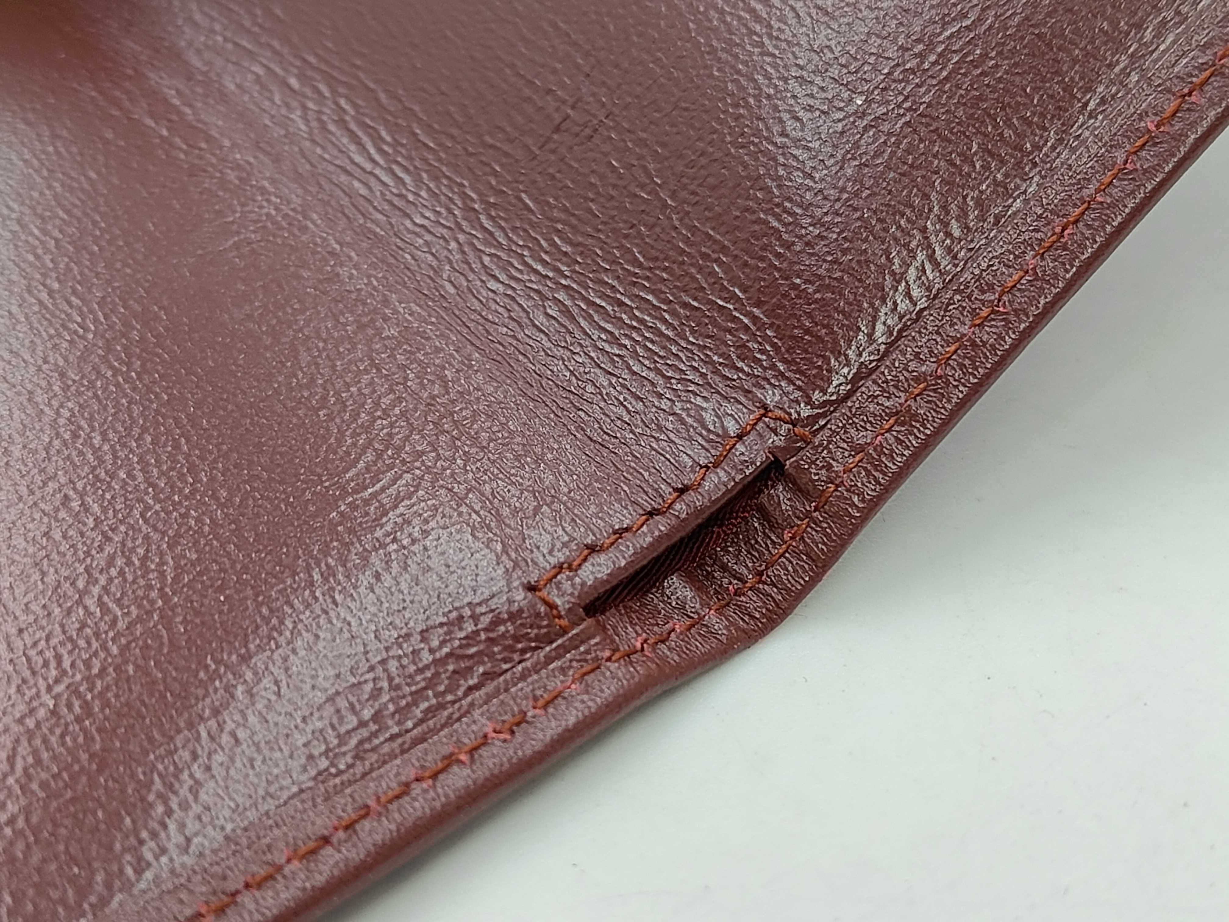 Must Colisée Cartier Must Bi-fold Wallet Leather Bordeaux Billfold — view 6
