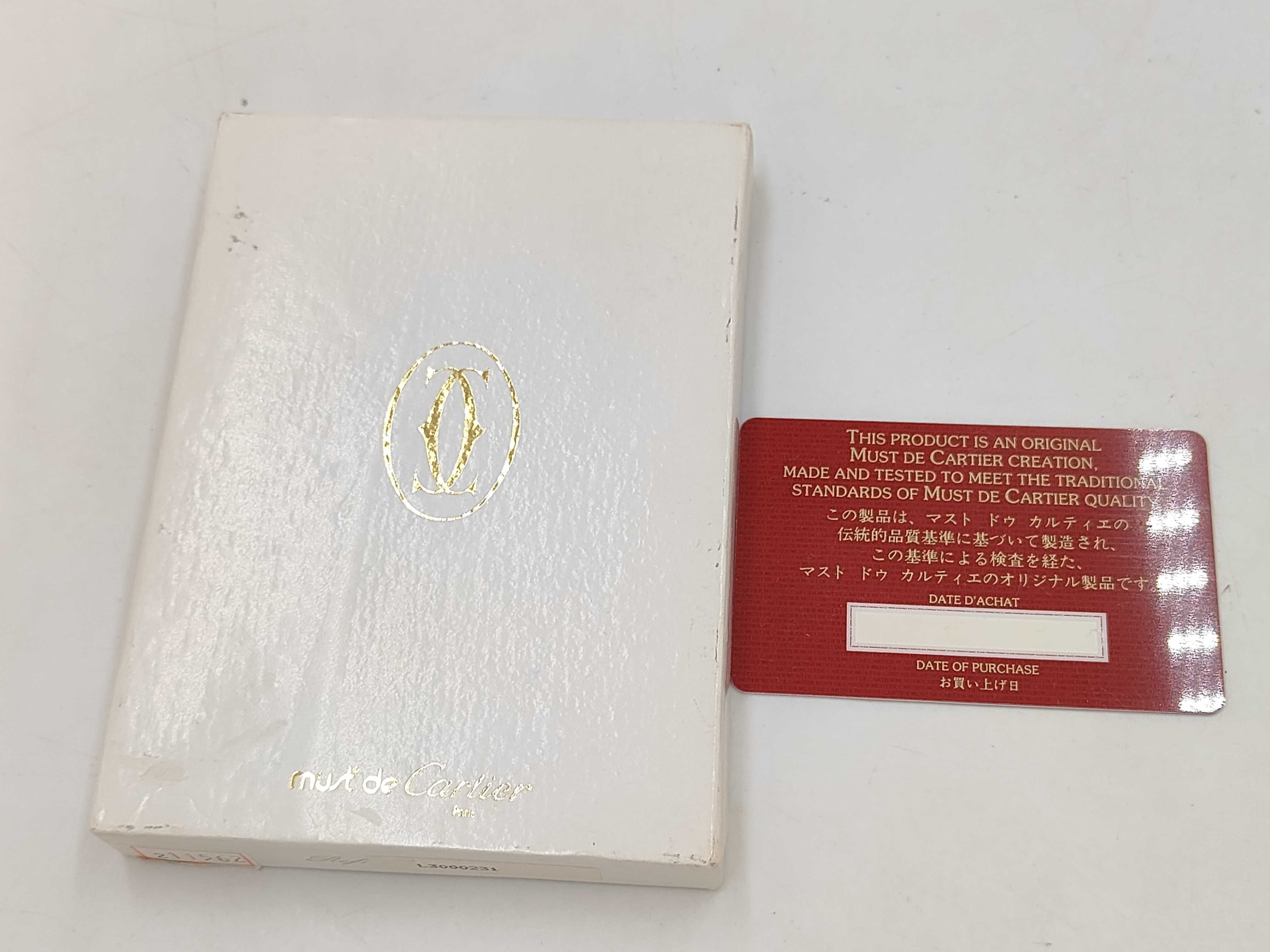 Must Colisée Cartier Must Bi-fold Wallet Leather Bordeaux Billfold — view 8