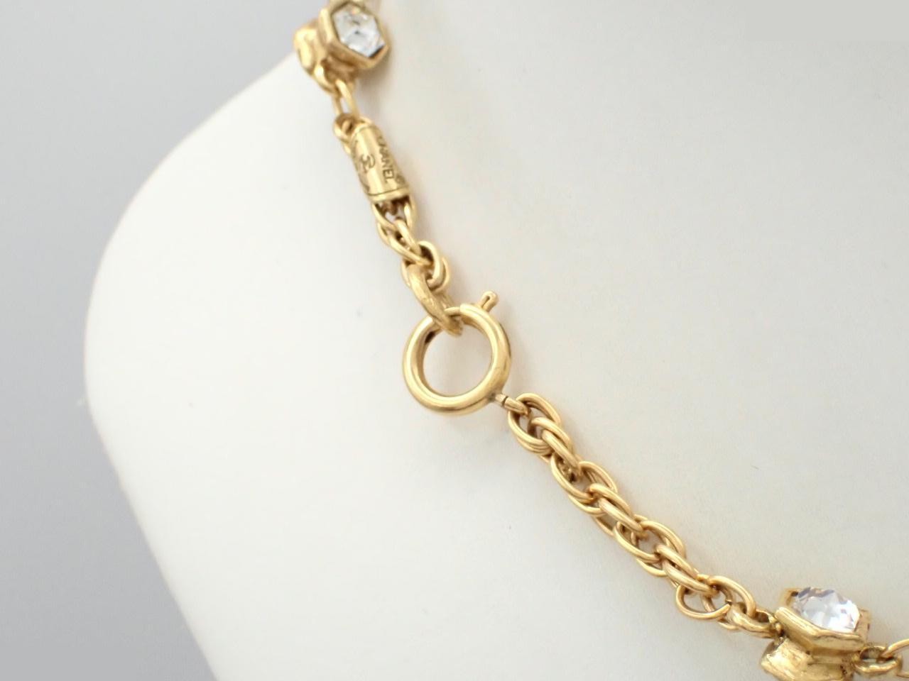 Coco Mark Gold Chain (approx. 40cm) — view 2
