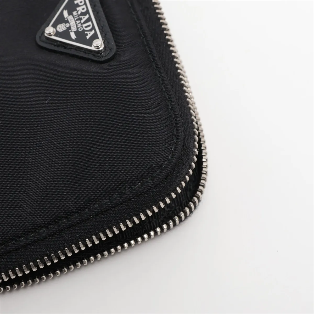 Tessuto Nylon x Leather Shoulder Bag Black 2TT091 — view 11