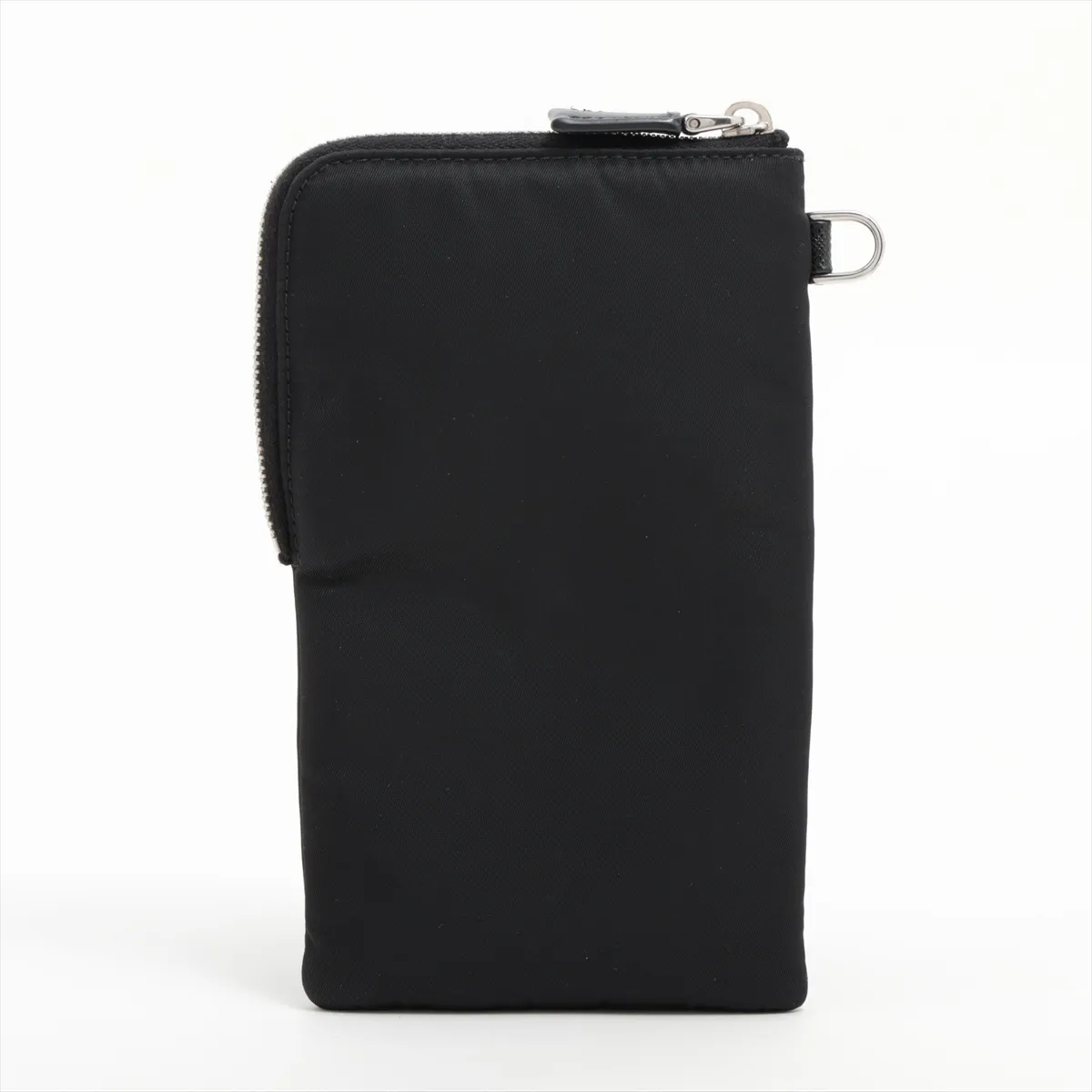 Tessuto Nylon x Leather Shoulder Bag Black 2TT091 — view 4