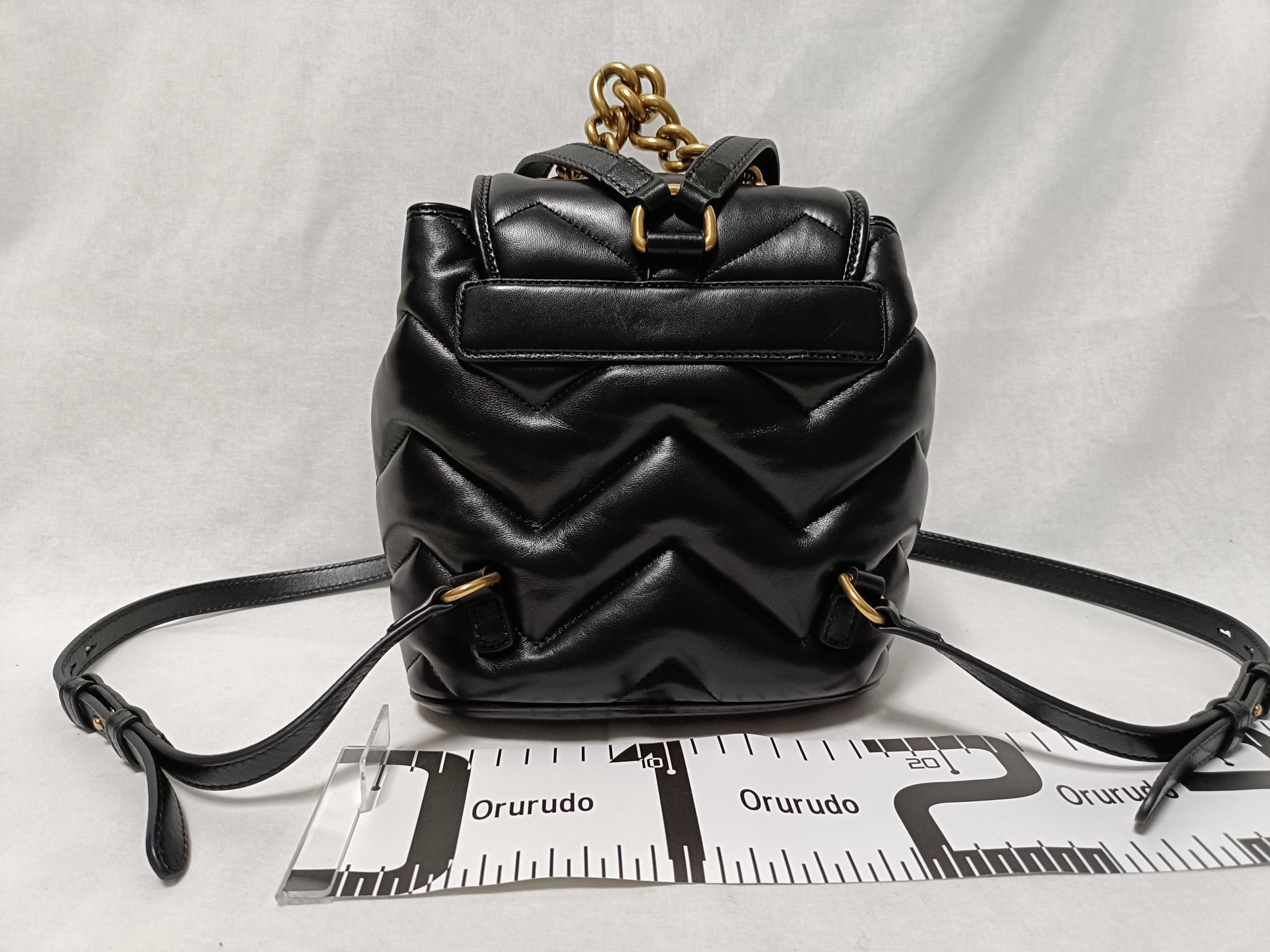 GG Marmont Backpack Black 777253 Rucksack — view 2