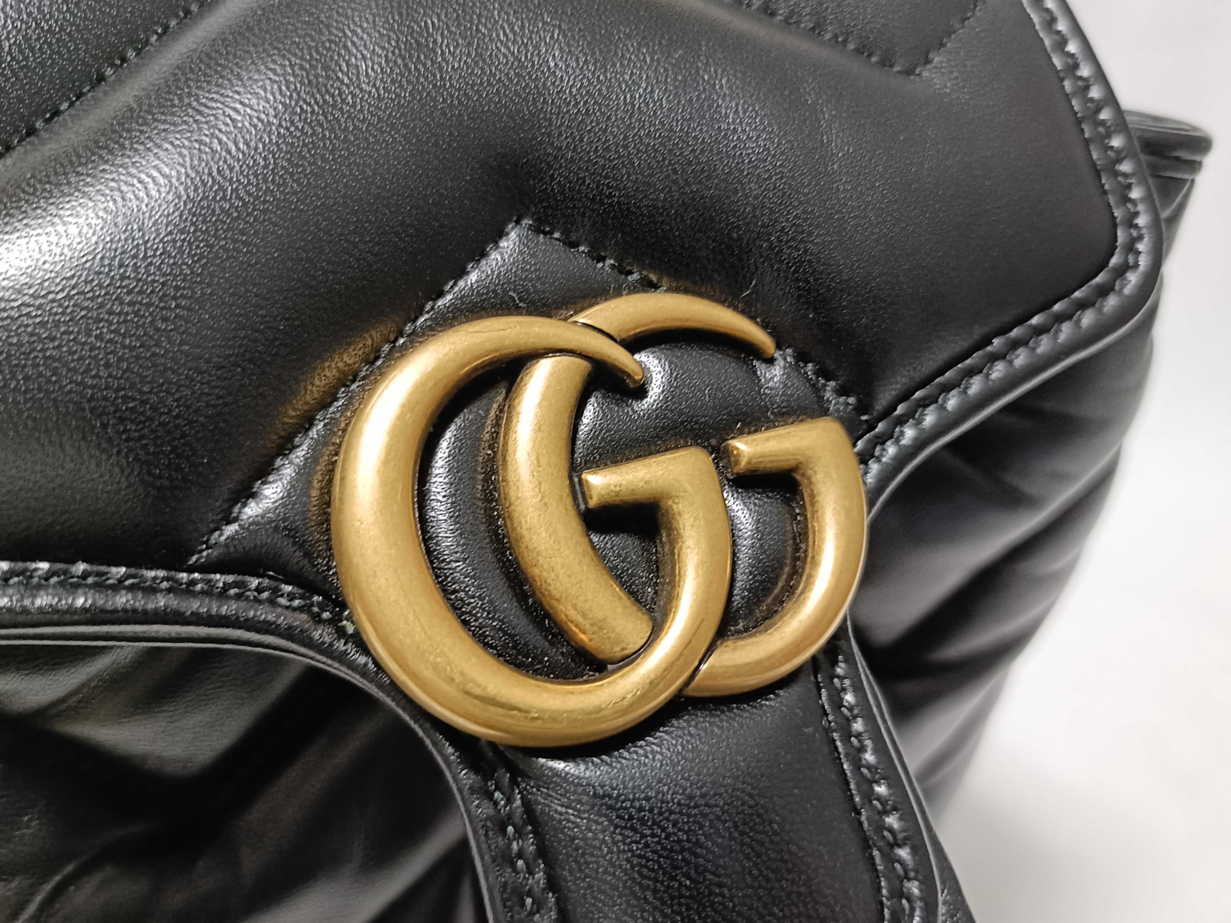 GG Marmont Backpack Black 777253 Rucksack — view 15