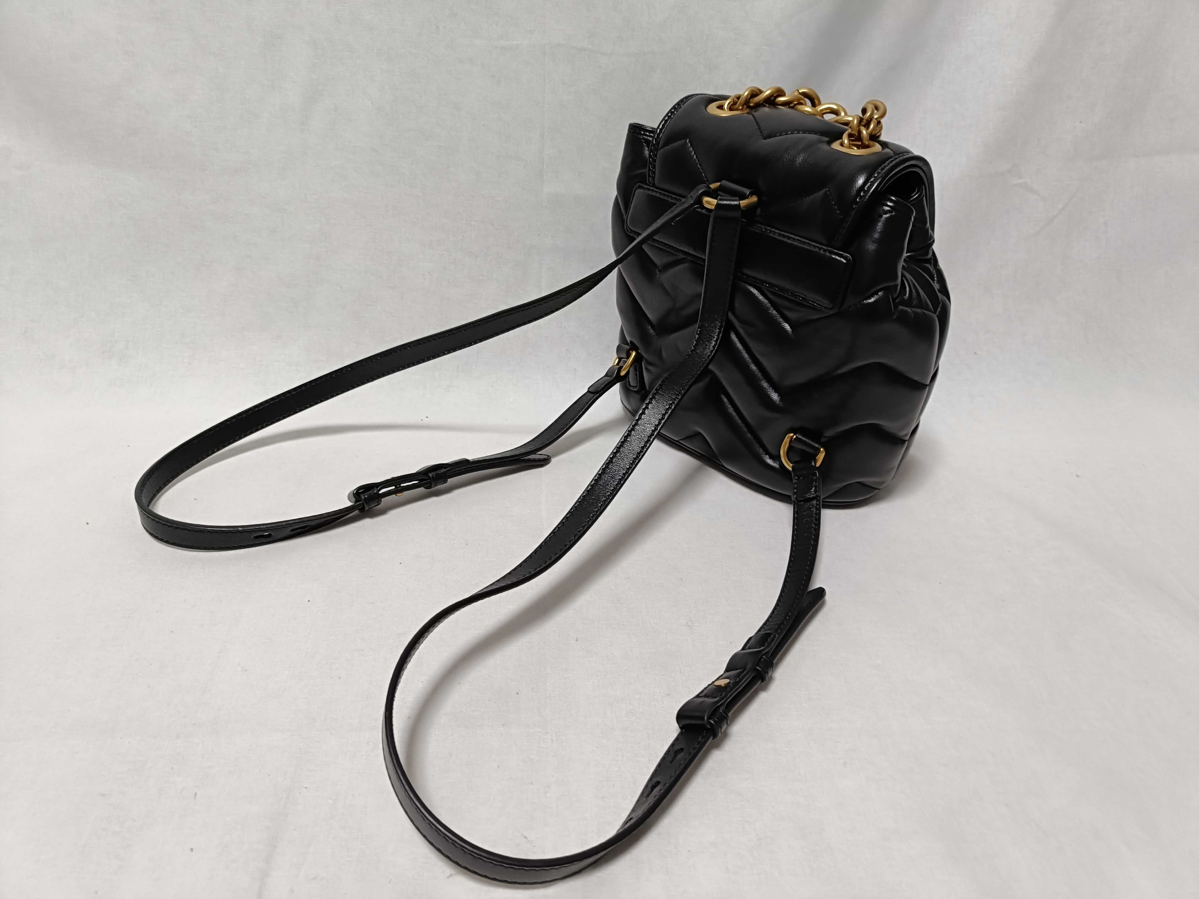 GG Marmont Backpack Black 777253 Rucksack — view 5